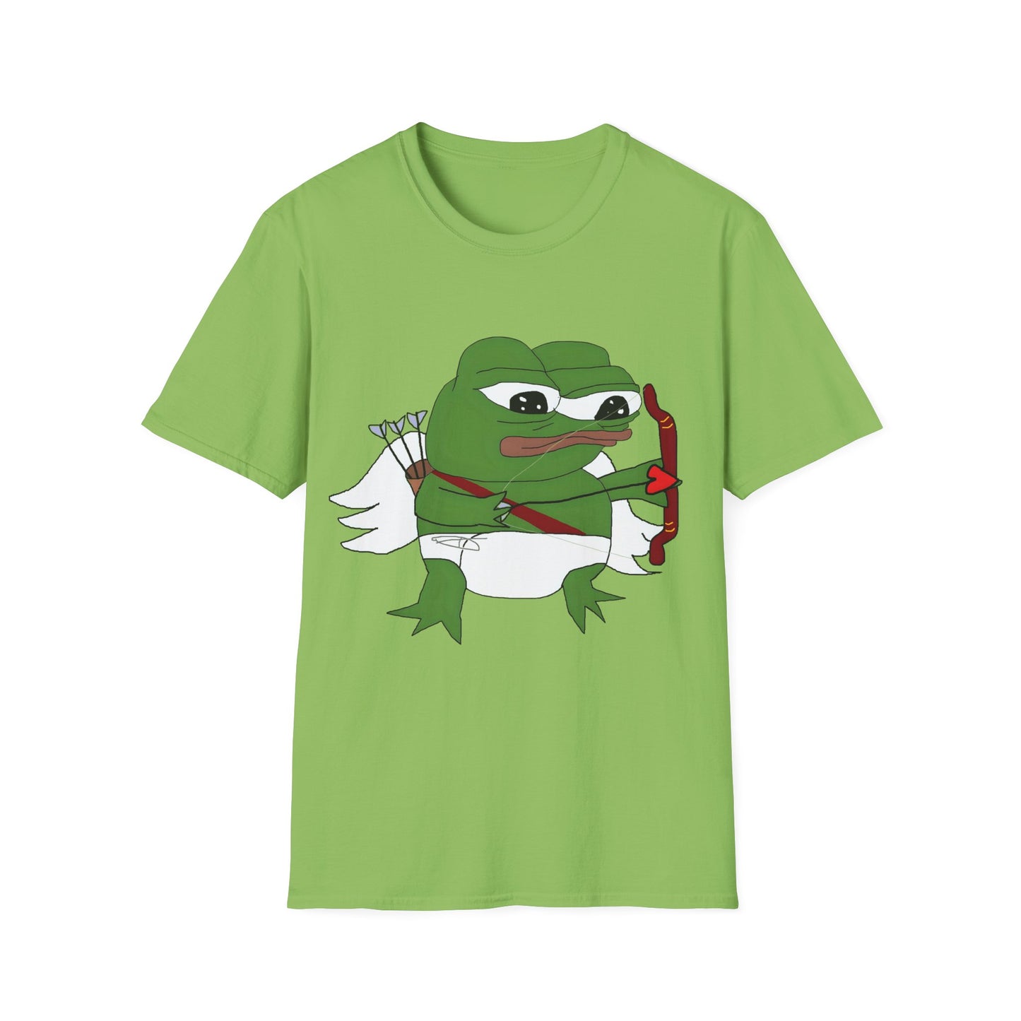 cupid pepe valentine's day tshirt