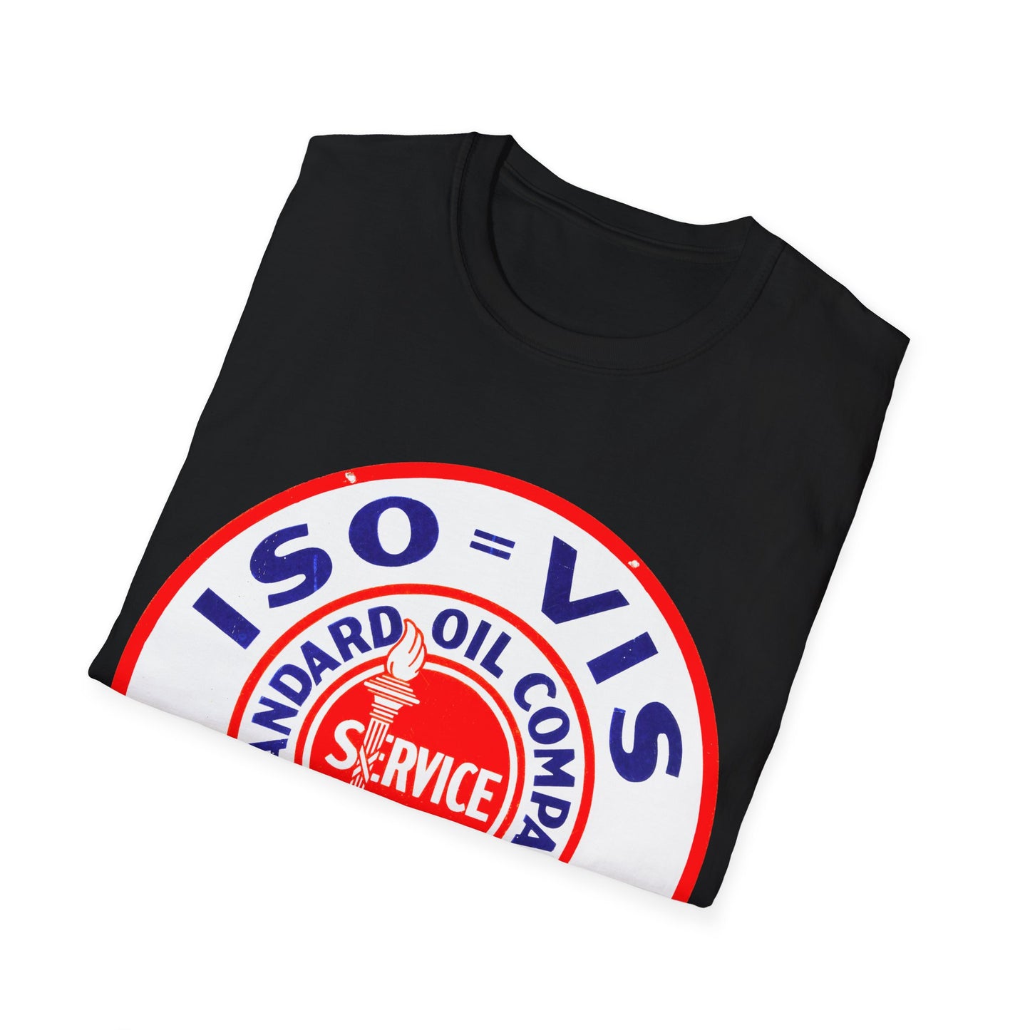 standard oil company motor oil logo tshirt