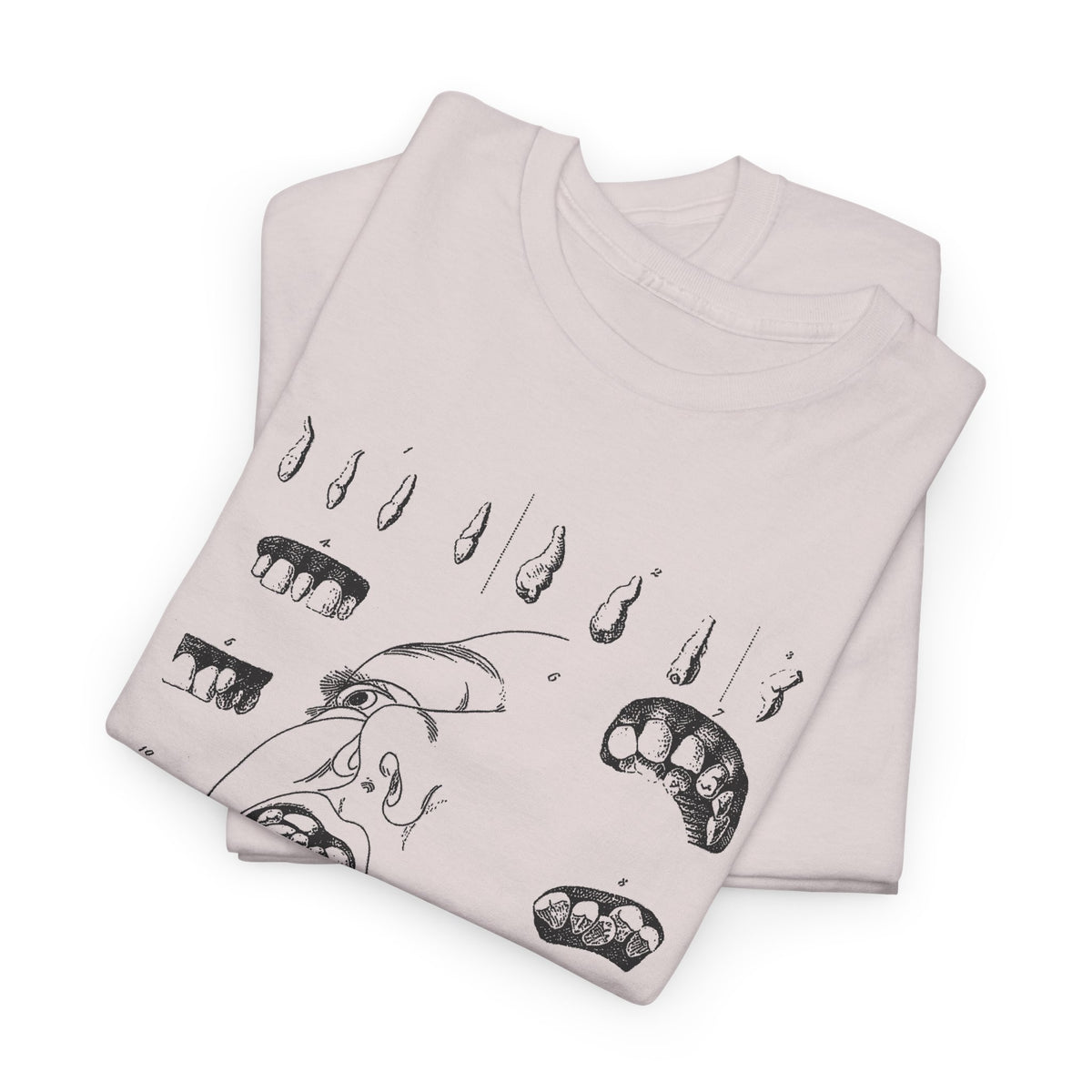 early 1800s disease of the human teeth dentistry illustration tshirt