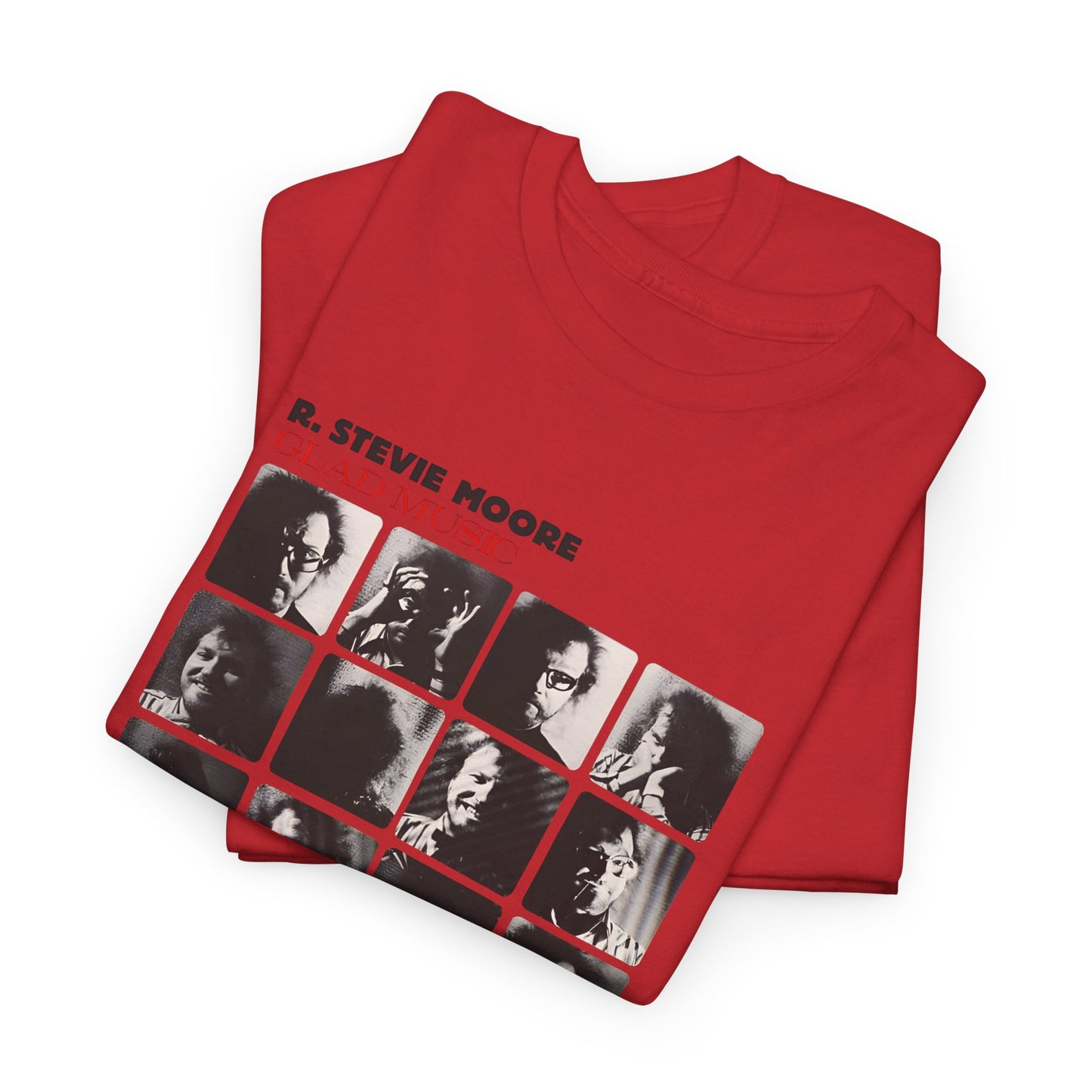 1986 glad music by r stevie moore album cover custom edit tshirt