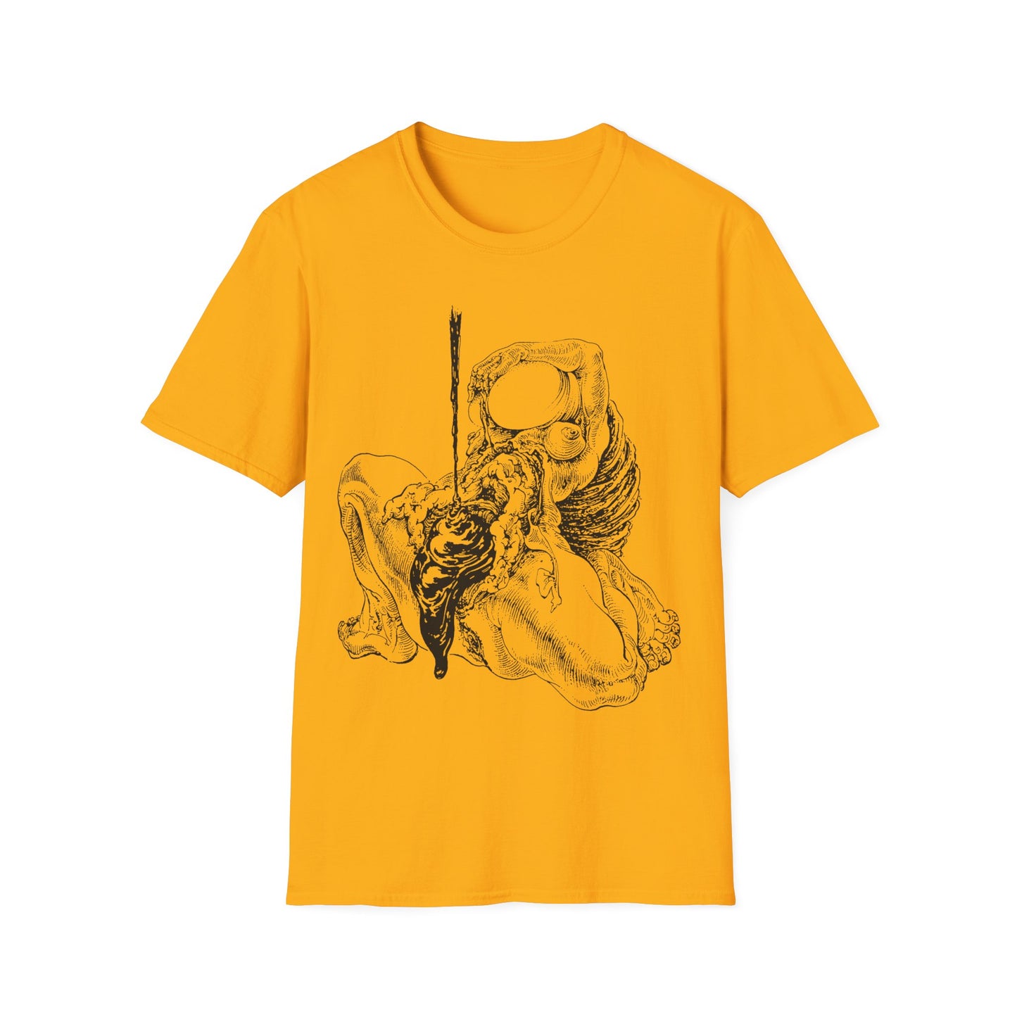 sibylle ruppert drawing from 1975 german avant garde journal tshirt