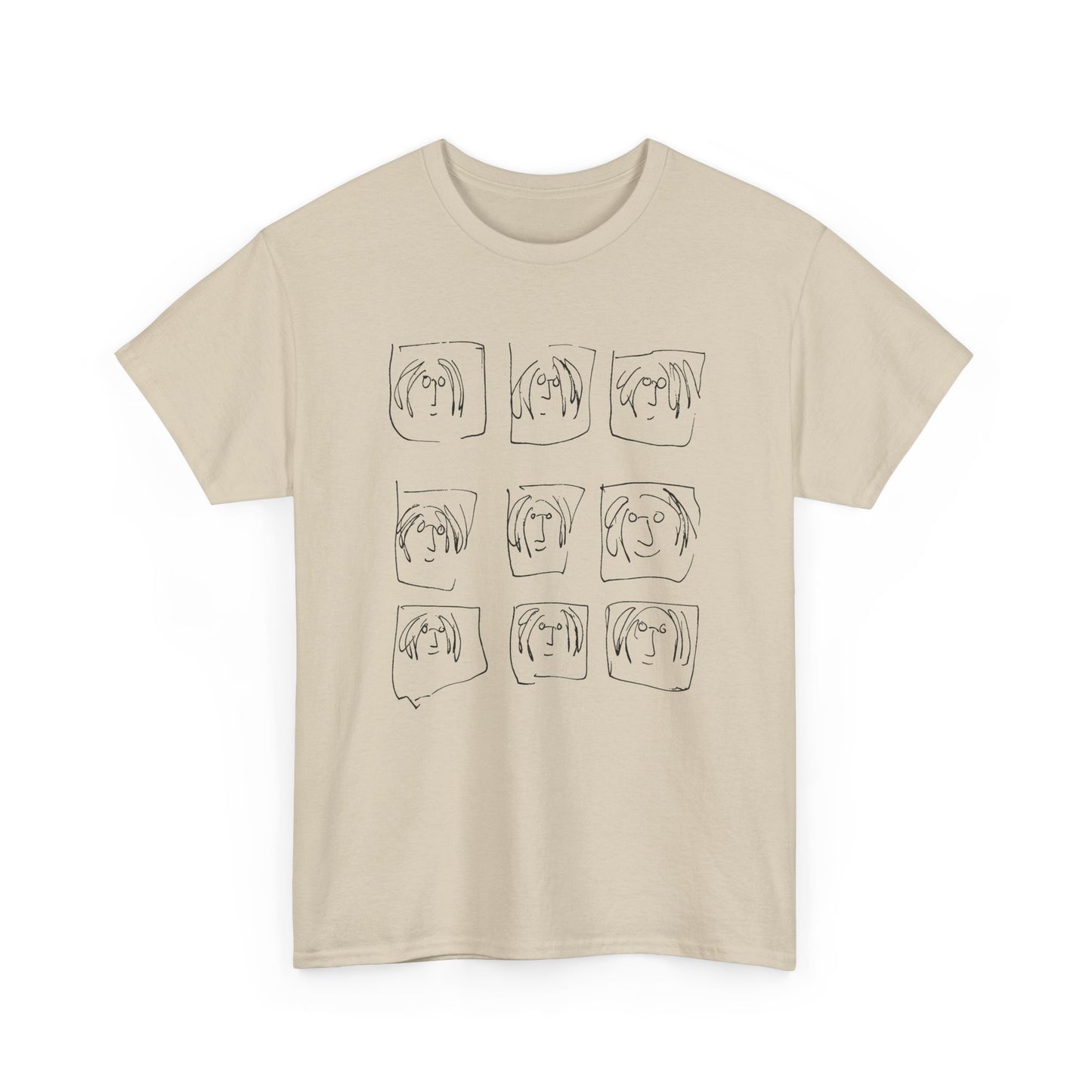 9 john lennons self portrait line drawings by john lennon whatmart edit tshirt