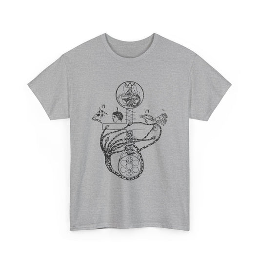 early 1900s the garden of eden after the fall by occultist austin osman spare tshirt