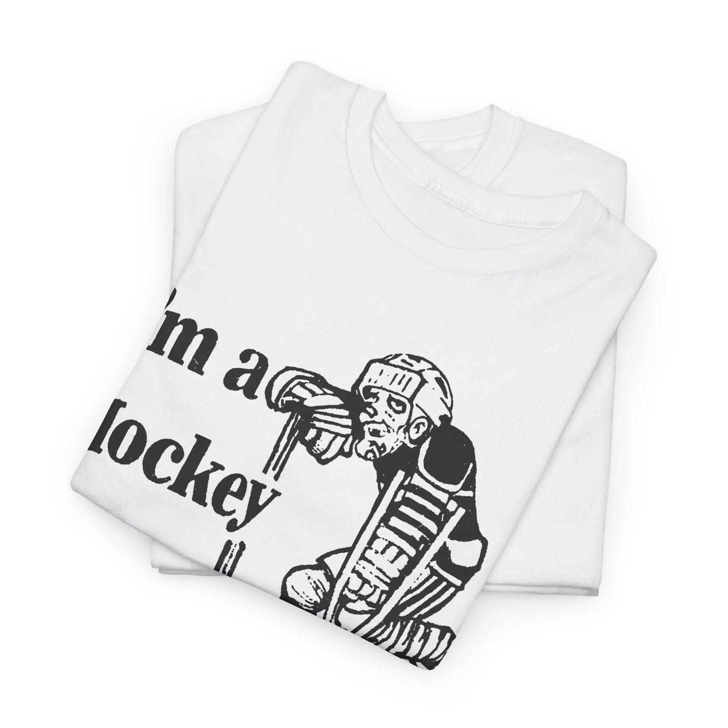 vintage canadian i'm a hockey nut graphic reproduction tshirt