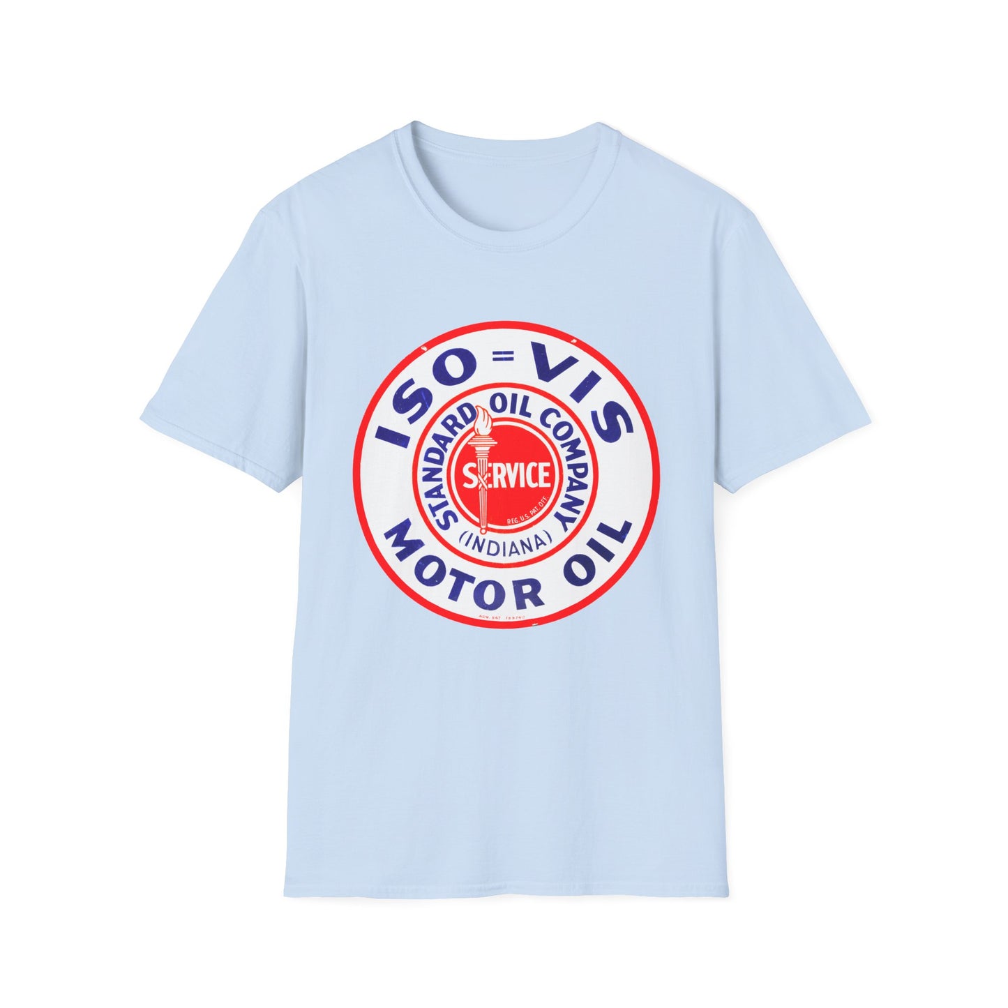 standard oil company motor oil logo tshirt