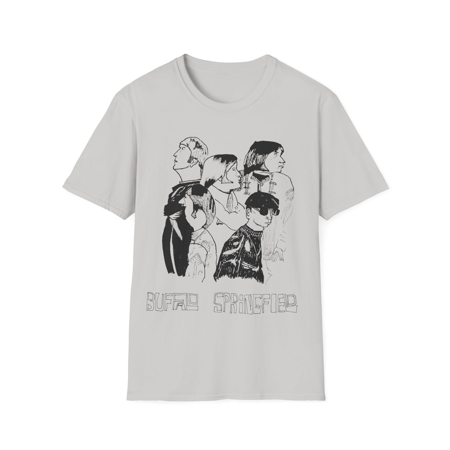 buffalo springfield original fan art drawing tshirt