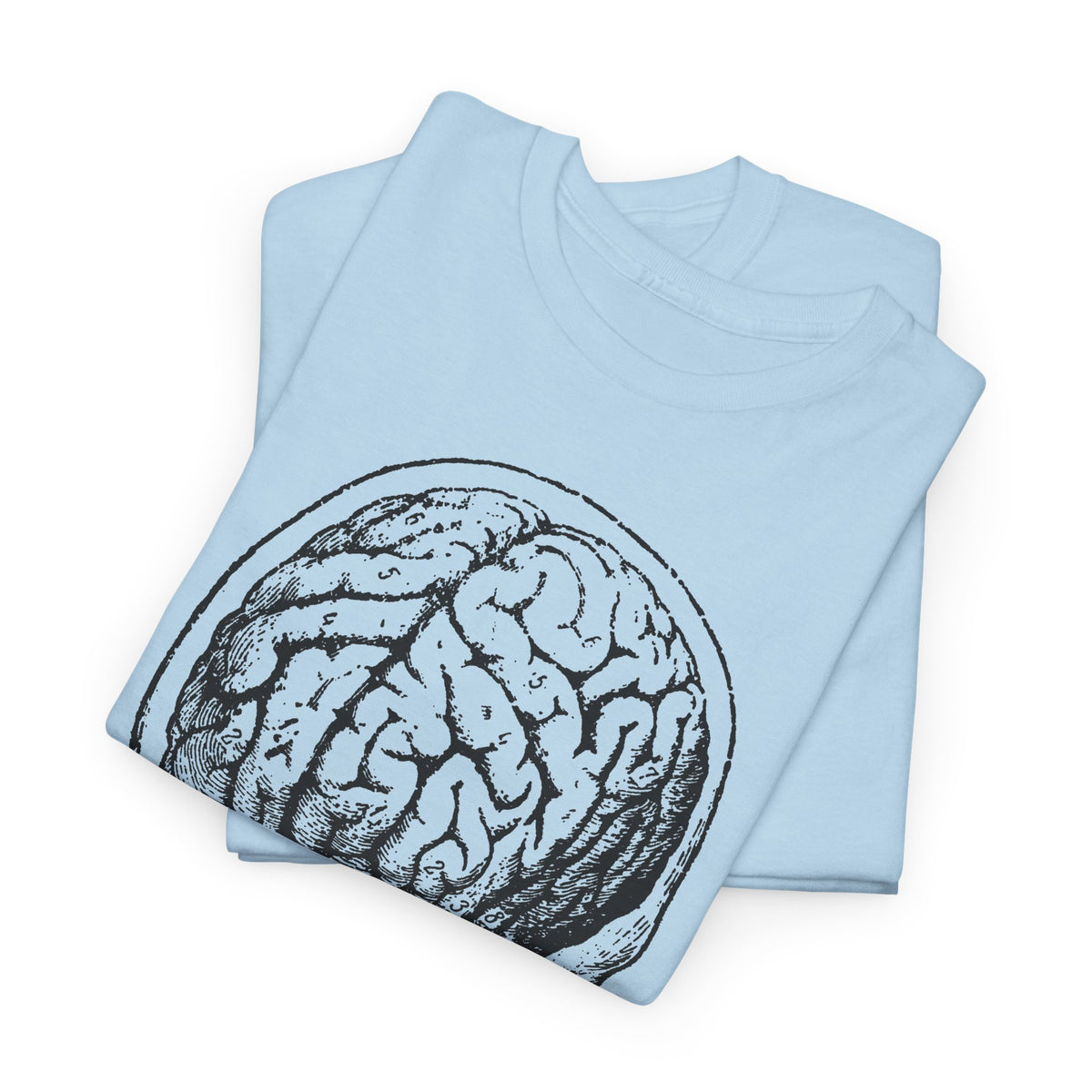 early 1900s brain anatomy illustration tshirt