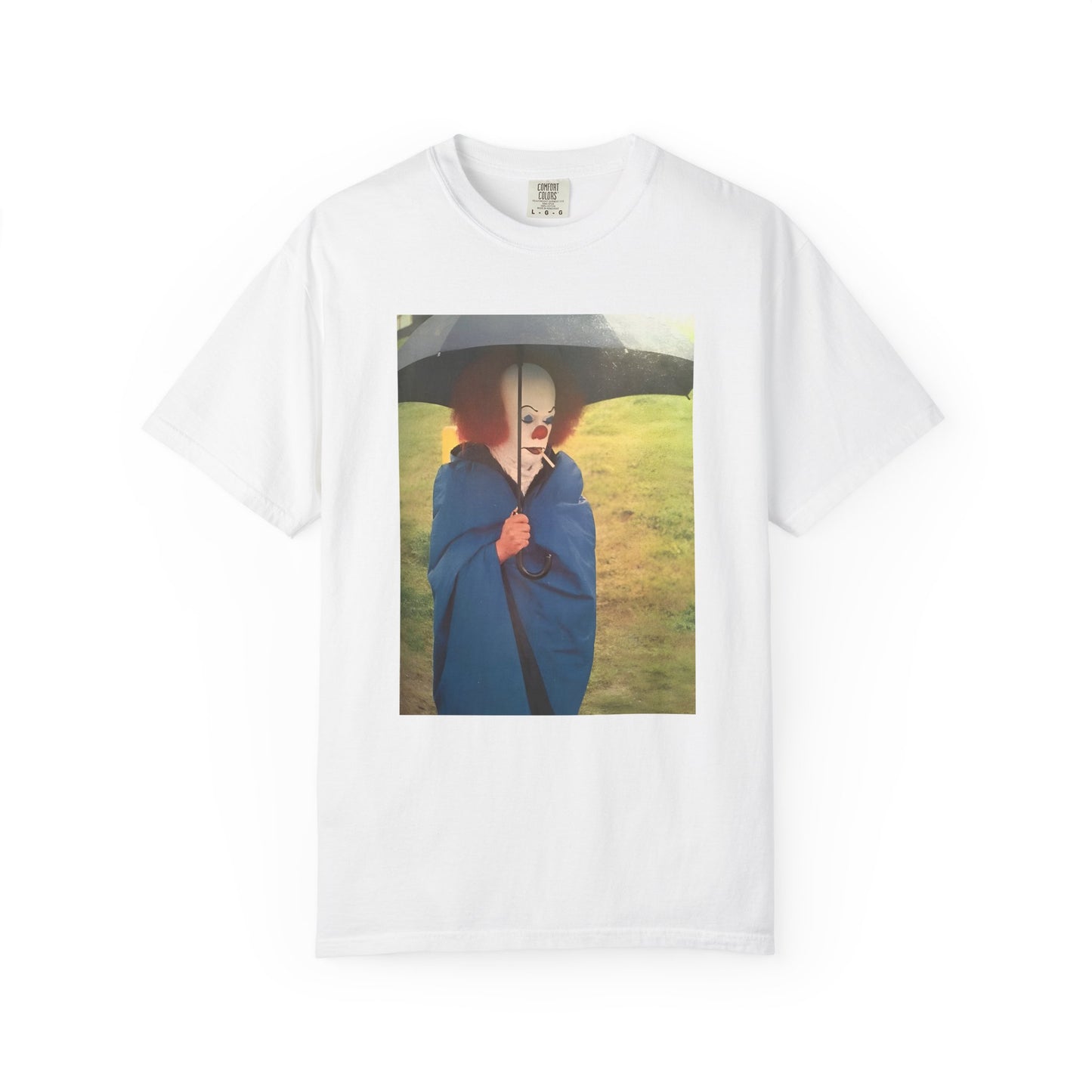 tim curry on it set smoking cigarette tshirt on comfort colors