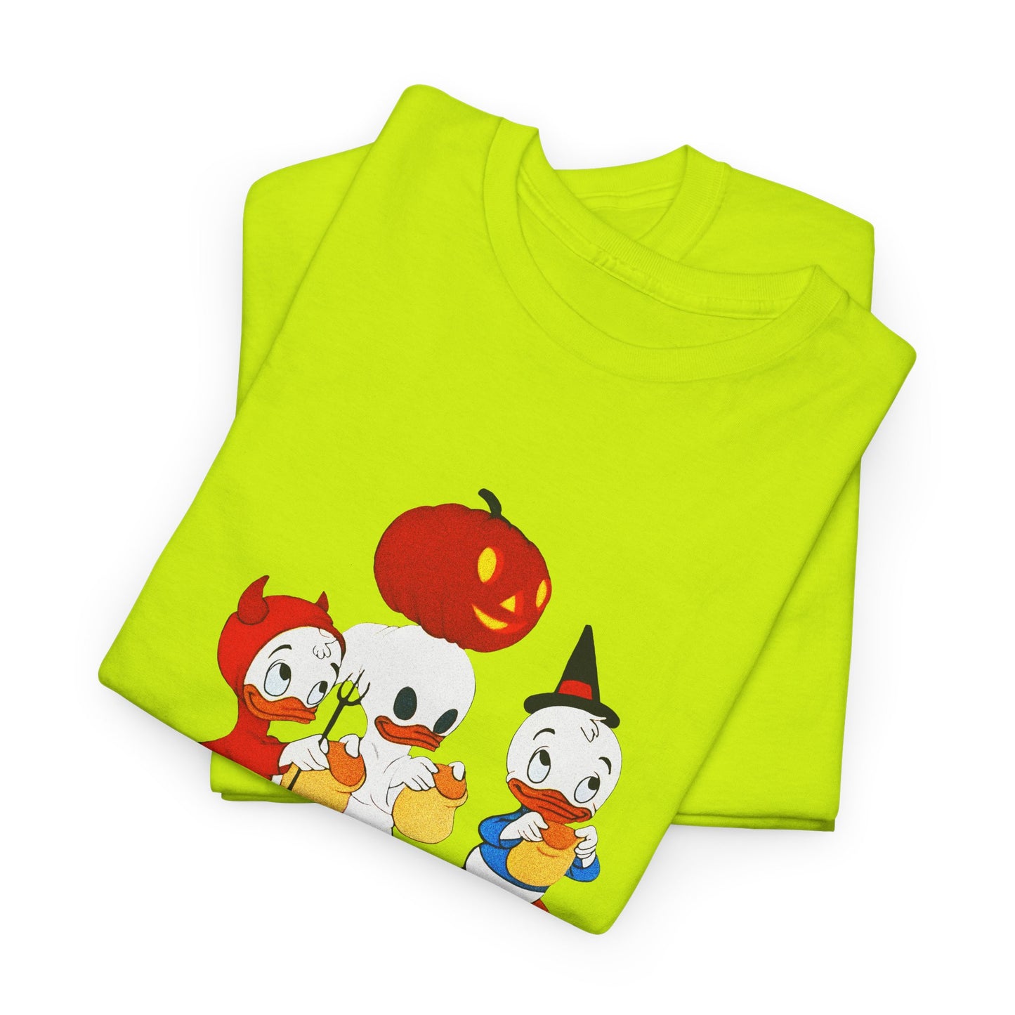1982 huey dewey and louie halloween cartoon alternate reproduction tshirt
