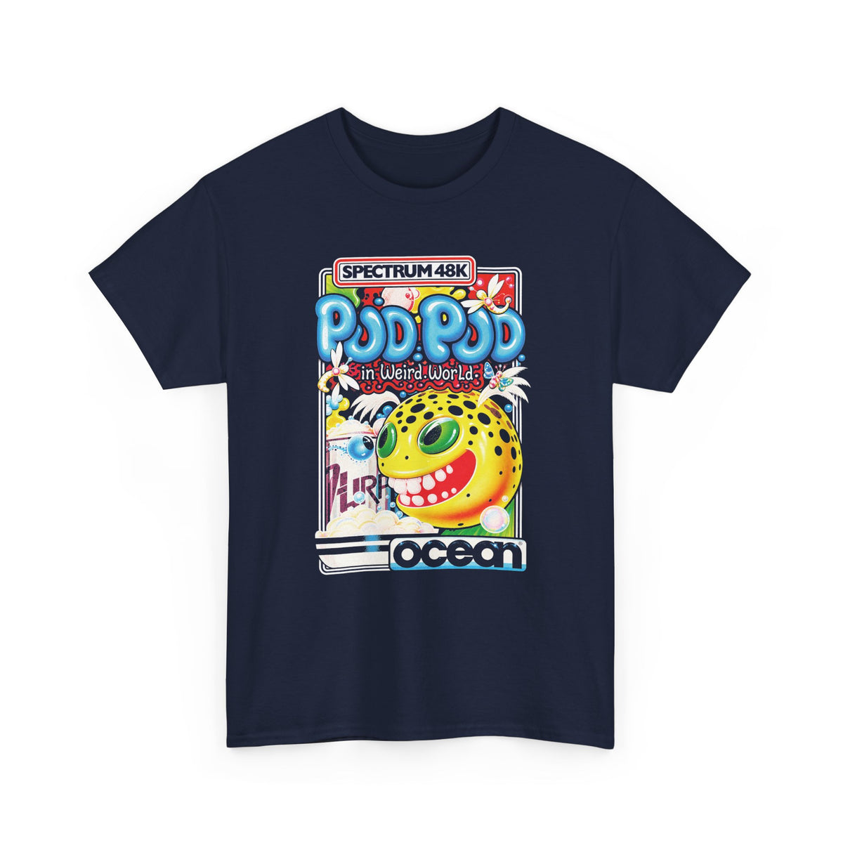 1985 pud pud in weird world computer game tshirt