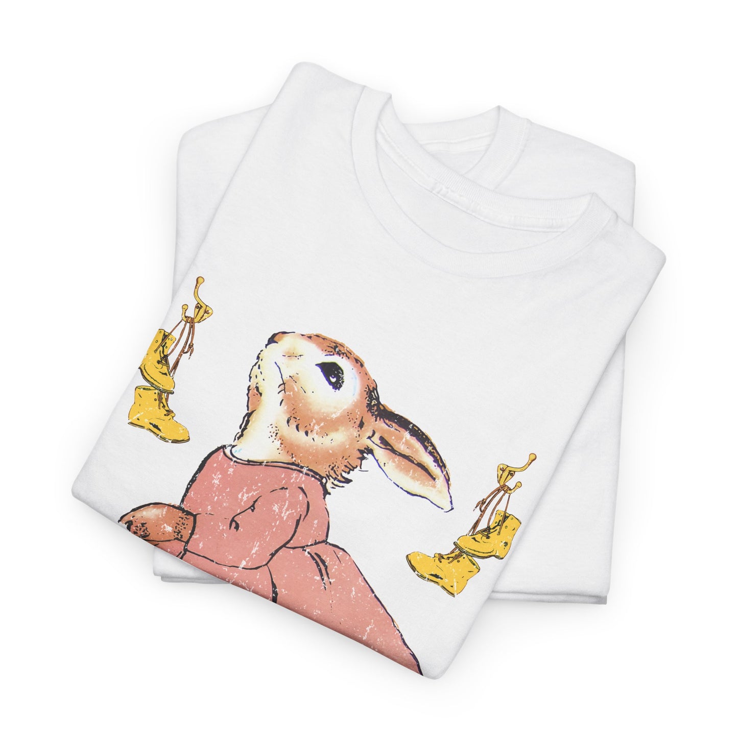 1939 the country bunny and the little gold shoes distressed fan art graphic reproduction tshirt