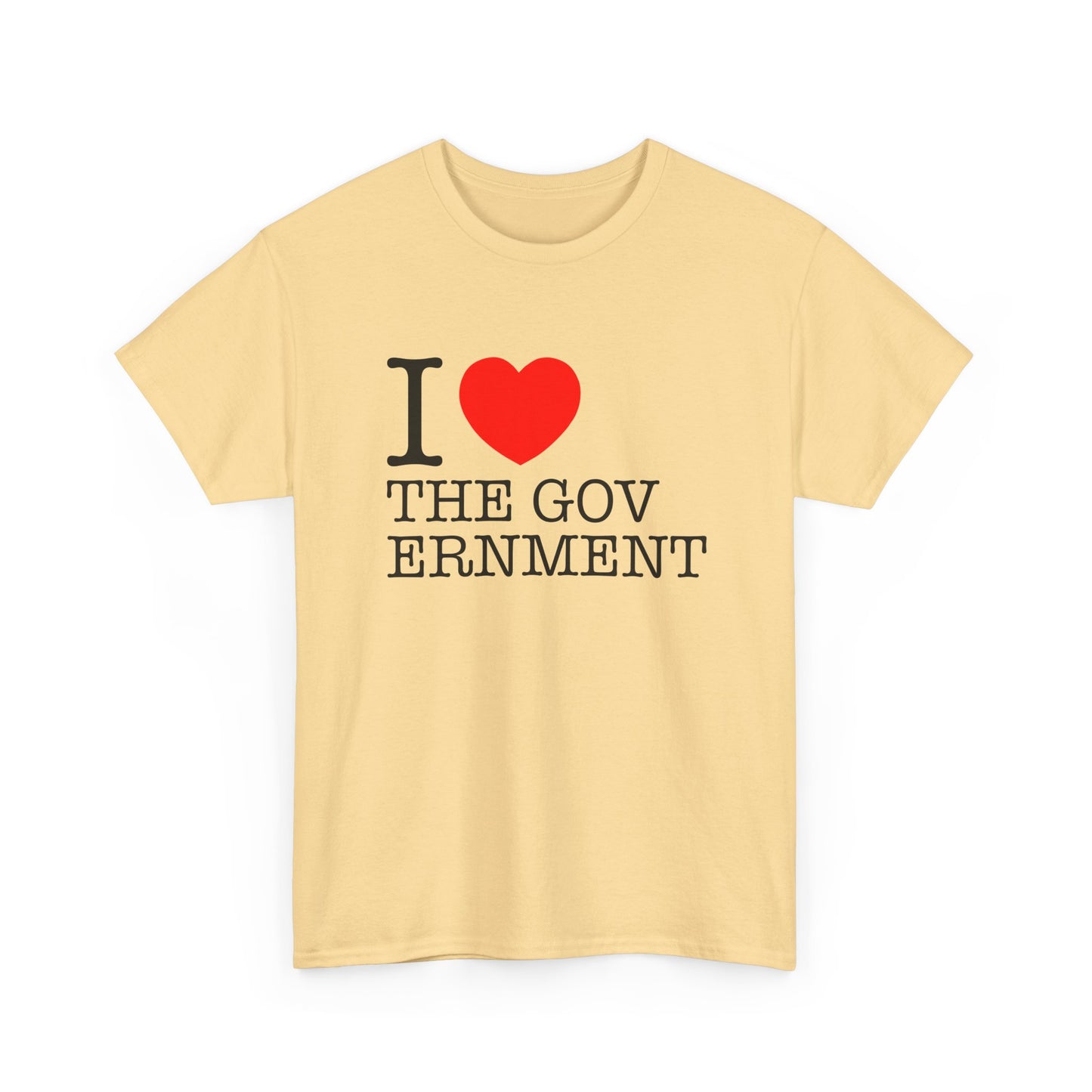 i heart the government tshirt