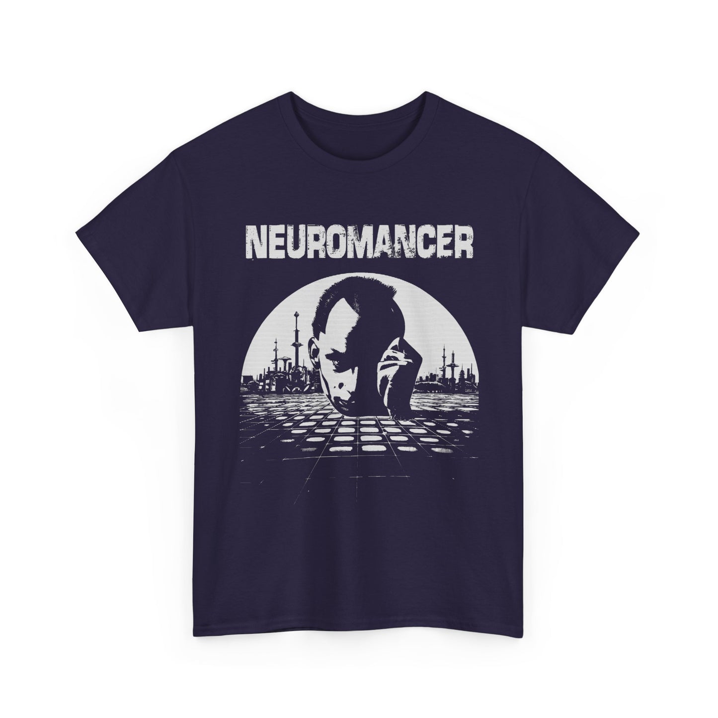 1984 neuromancer william gibson book cover update tshirt