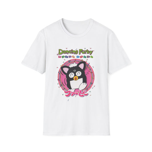 1999 dancing furby japanese video game poster tshirt