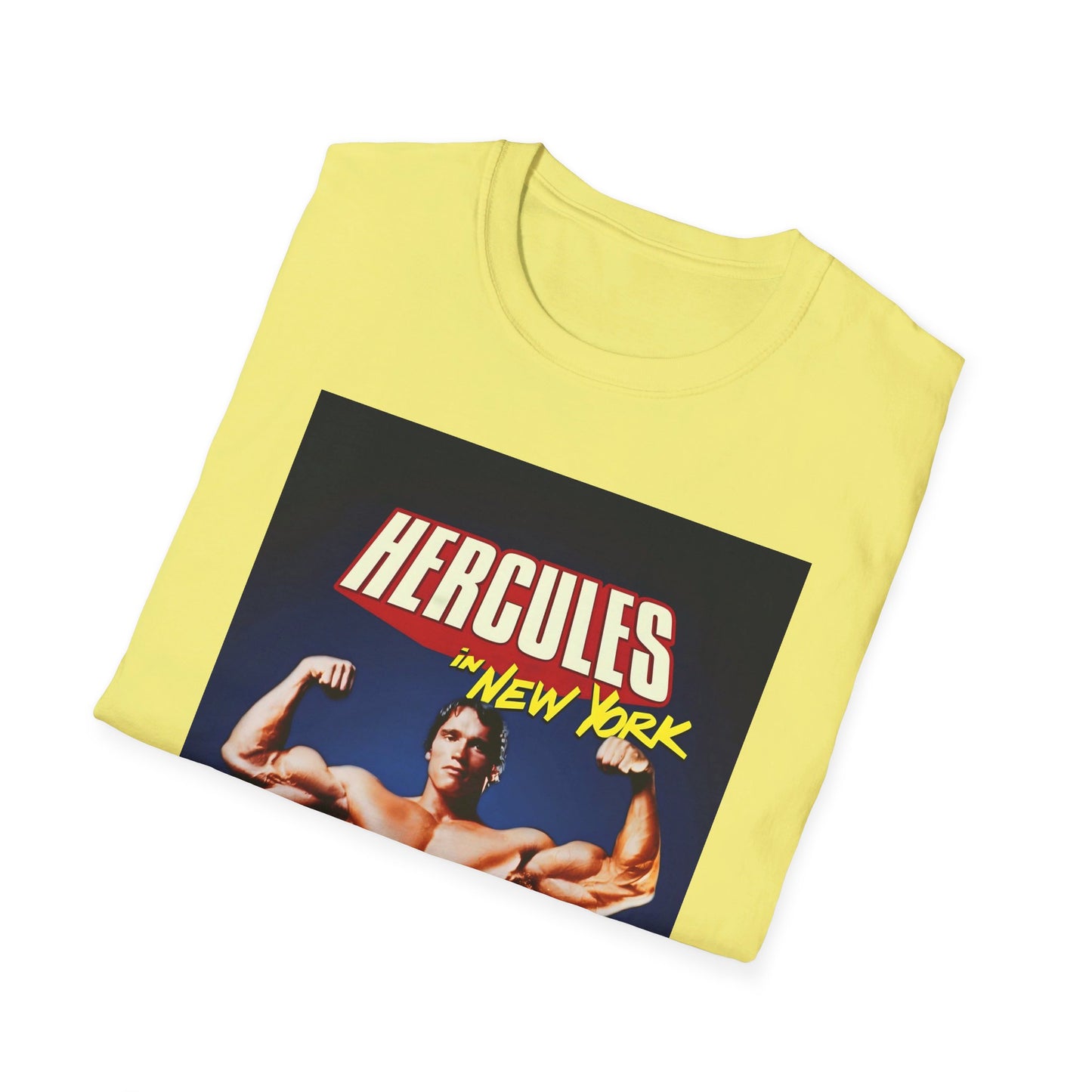 1970 hercules in new york schwarzenegger movie poster tshirt