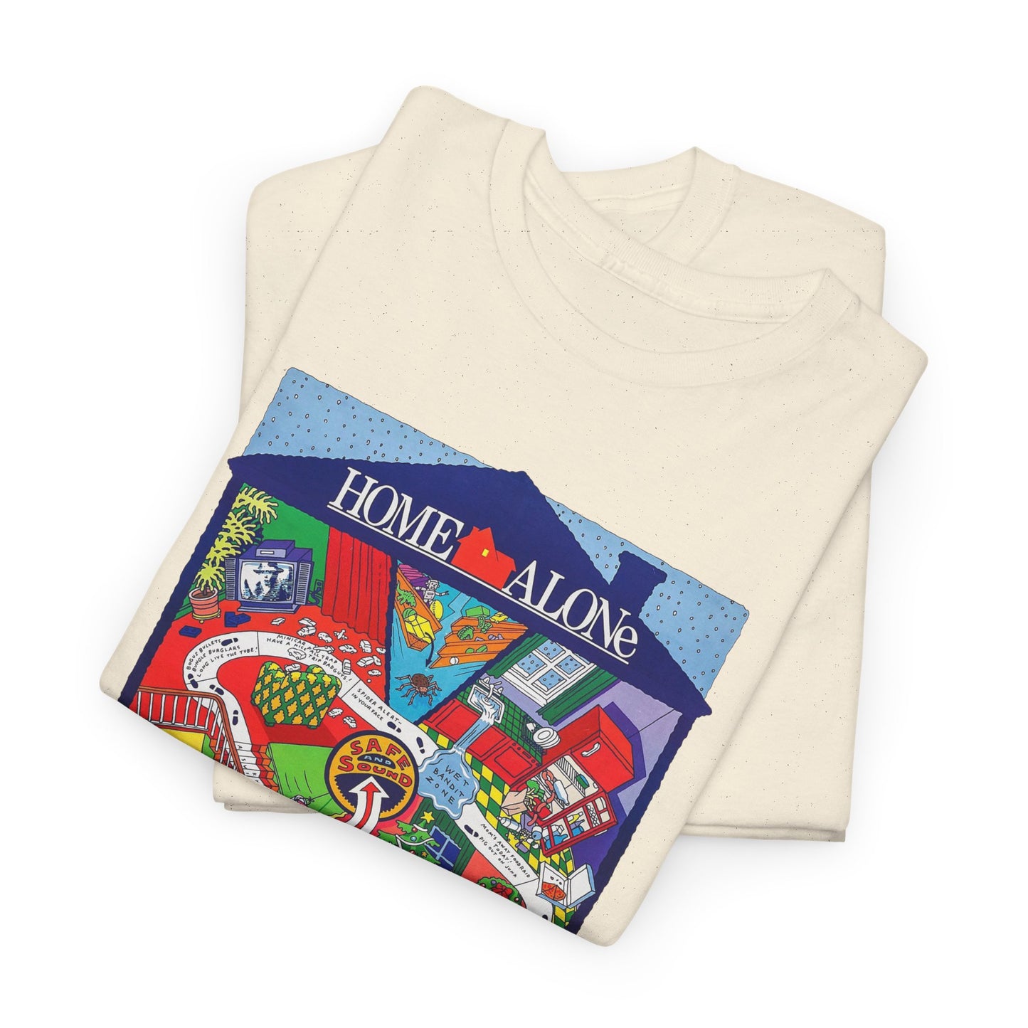 1990 home alone battle plan poster tshirt