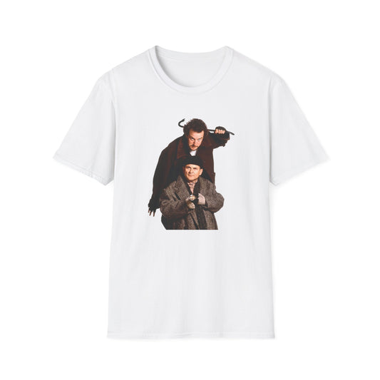 harry and marv the wet bandits home alone villains tshirt