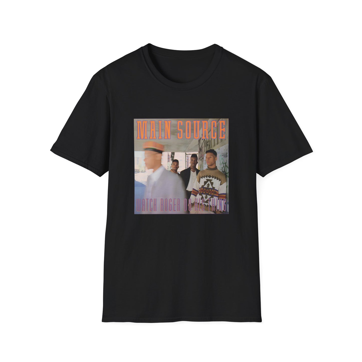main source 1991 watch roger do his thing single tshirt
