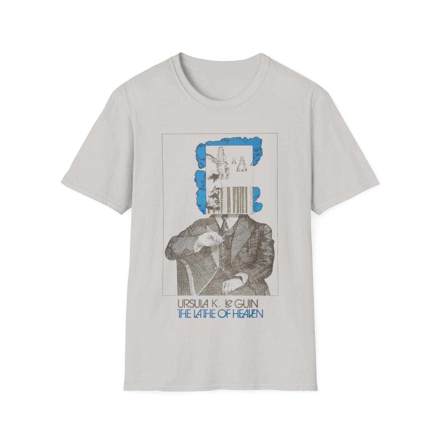 1971 book lathe of heaven by ursula k le guin tshirt book cover tshirt