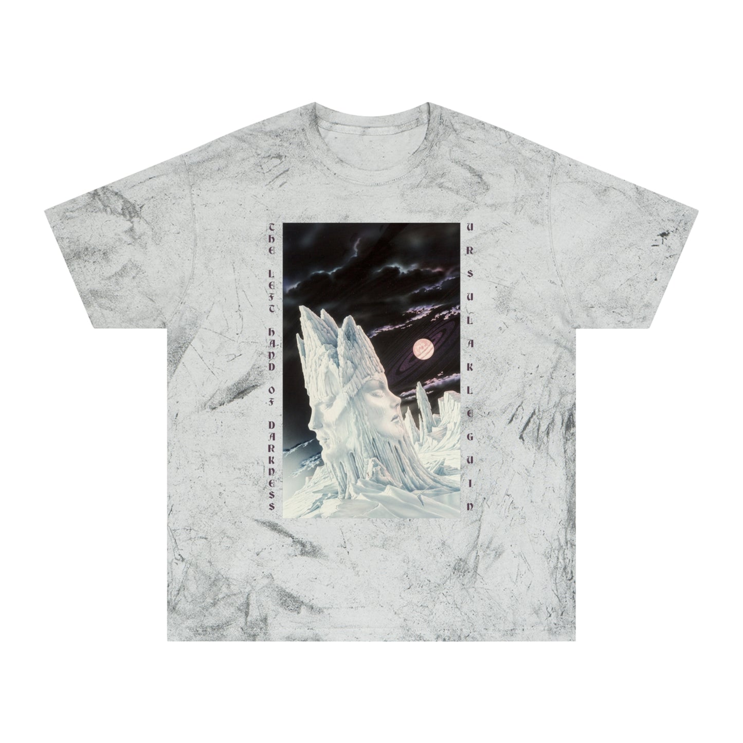 ursula k le guin the left hand of darkness book cover color blast tshirt