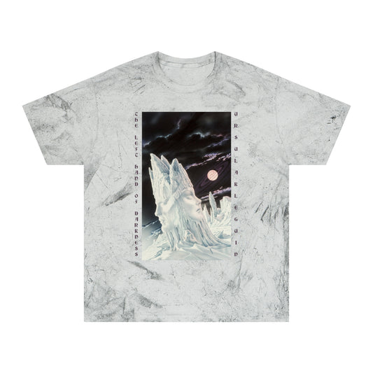 ursula k le guin the left hand of darkness book cover color blast tshirt