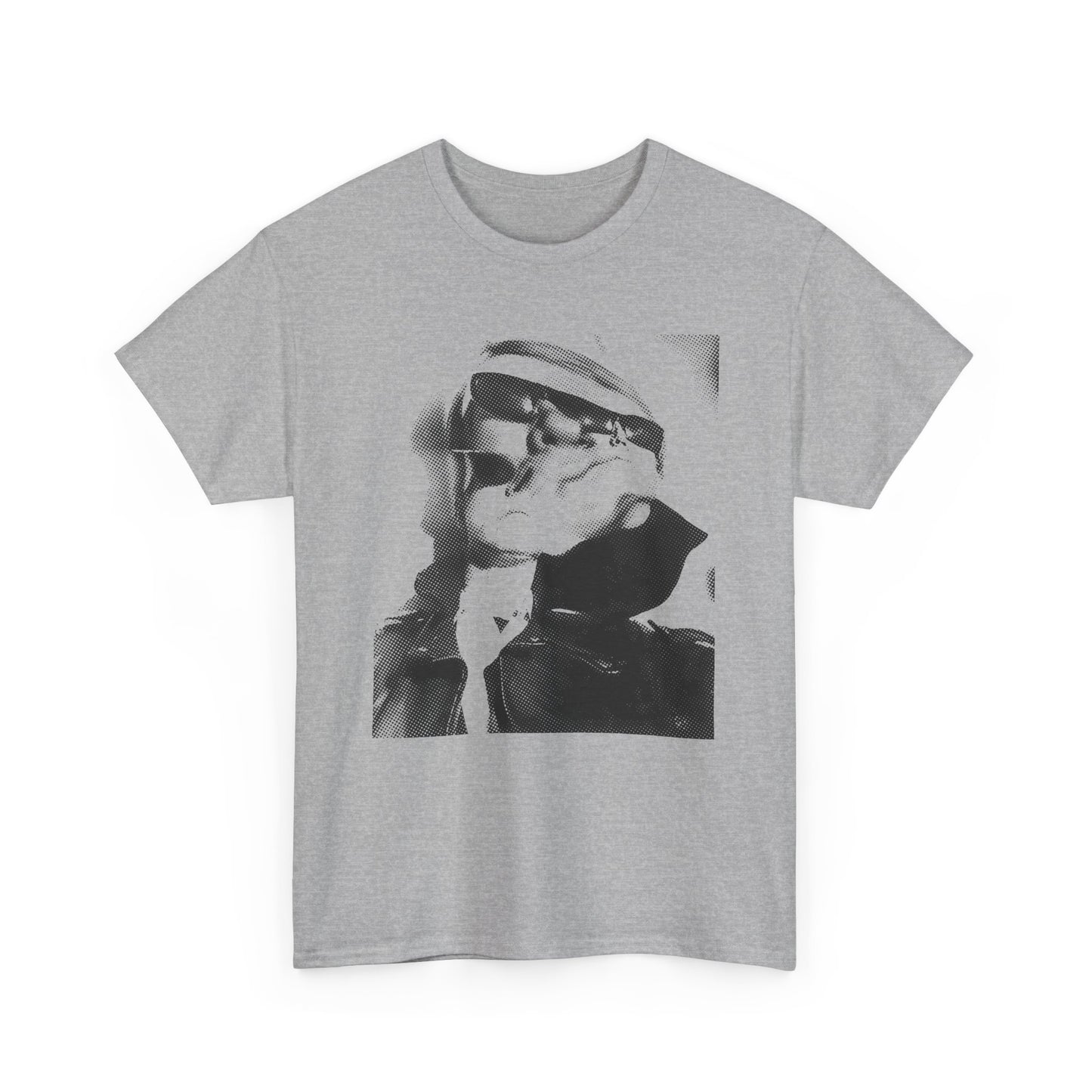 1965 weegee distortion photo of andy warhol reproduction edit tshirt