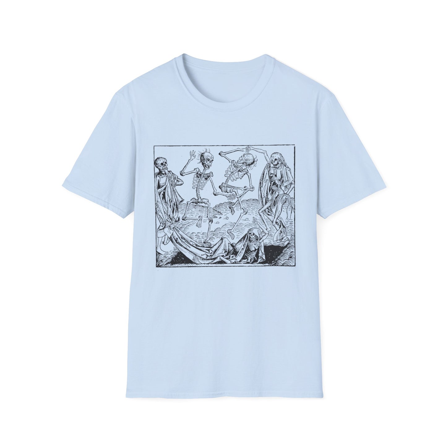 1493 michael wolgemut's dance of death tshirt