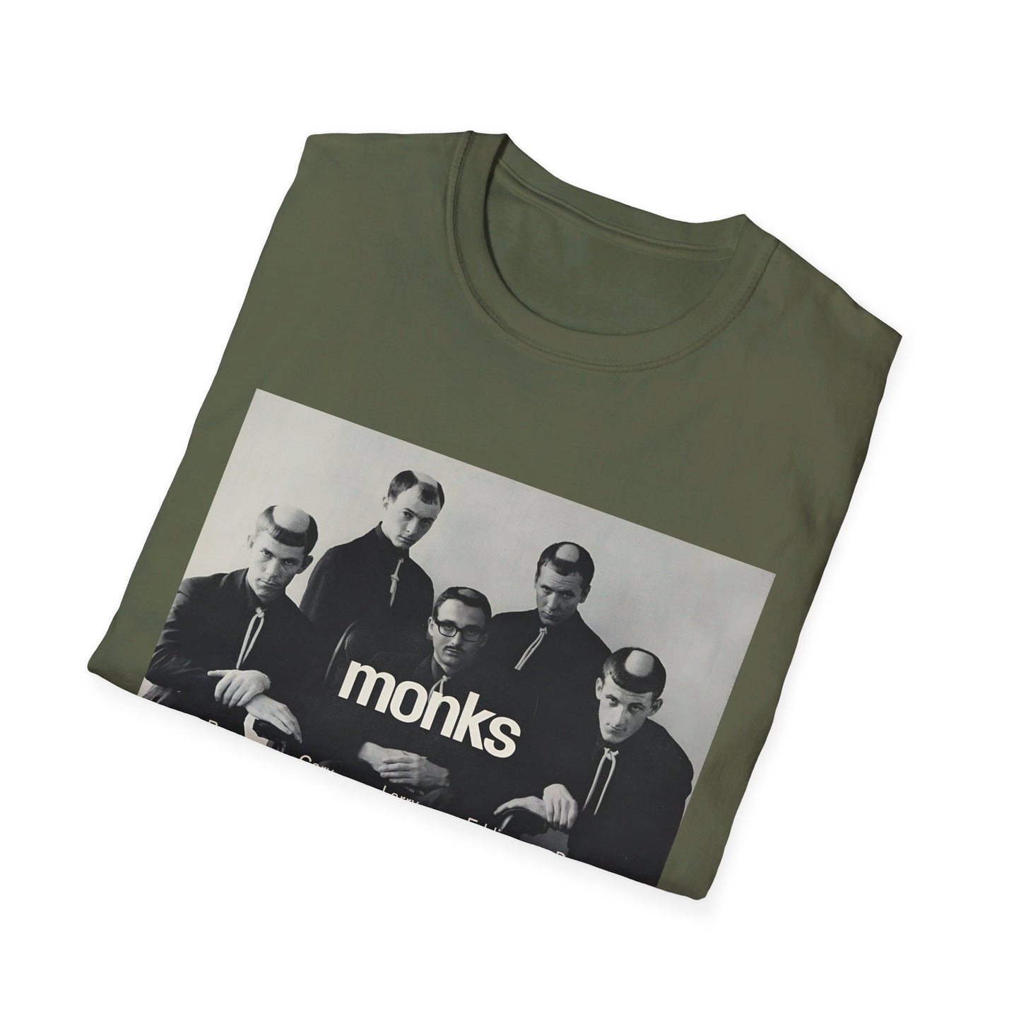 1960s experimental rock n roll band the monks tshirt