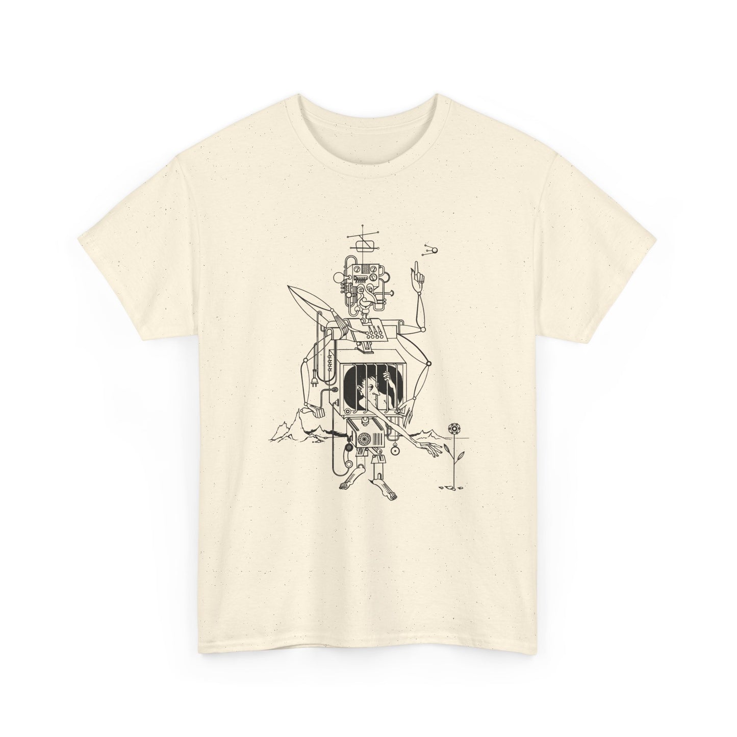 1962 illustration by piotr labuzek aka baro reproduction tshirt