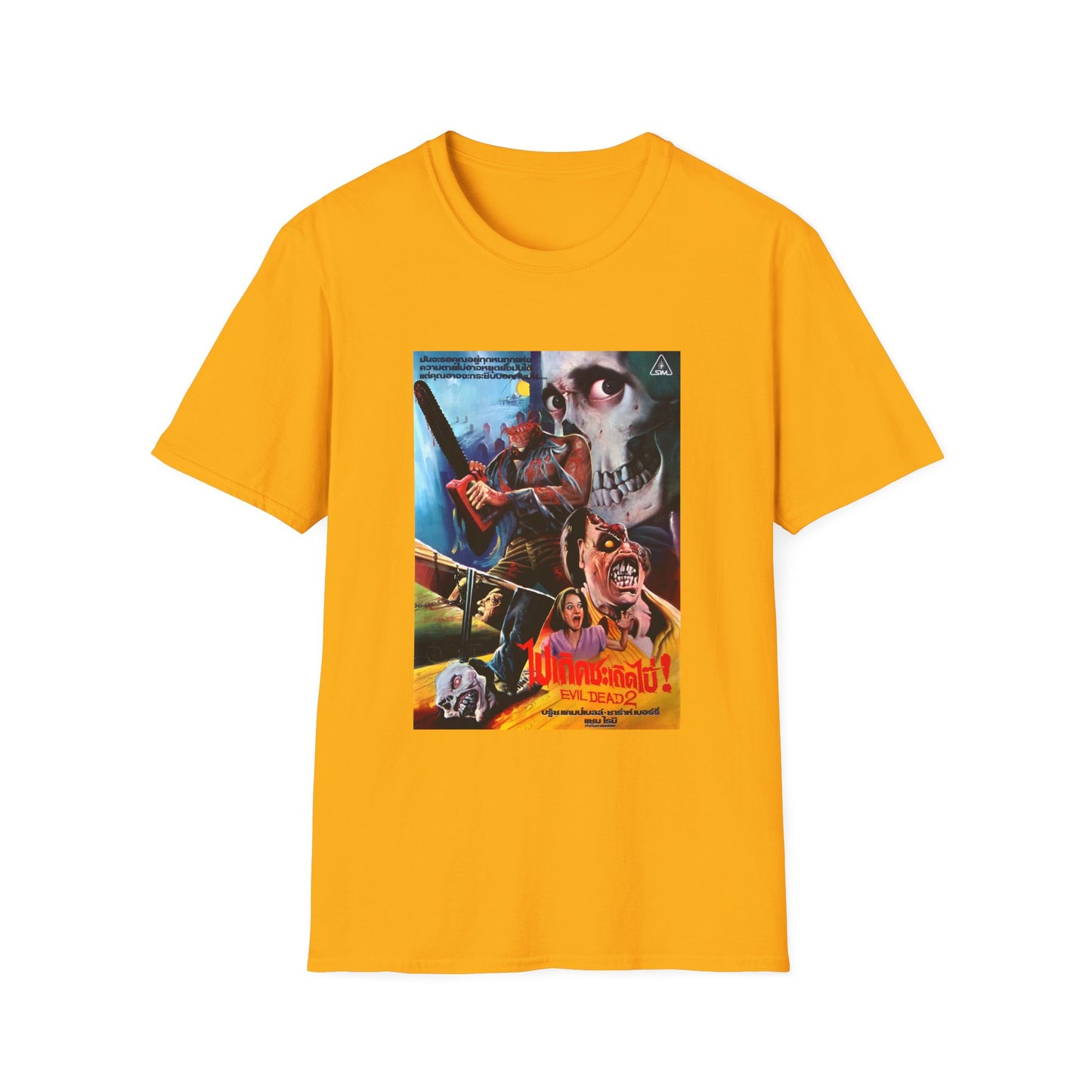 1987 thai movie poster for evil dead 2 tshirt