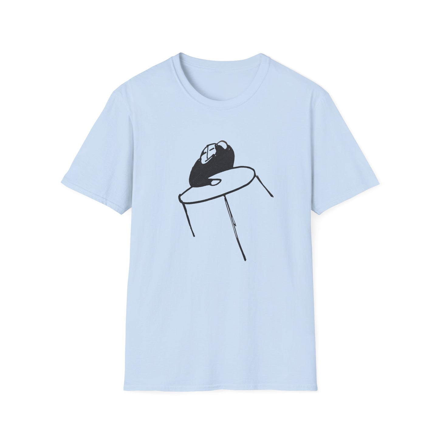 early 1900s sketch india ink on paper by franz kafka on a tshirt