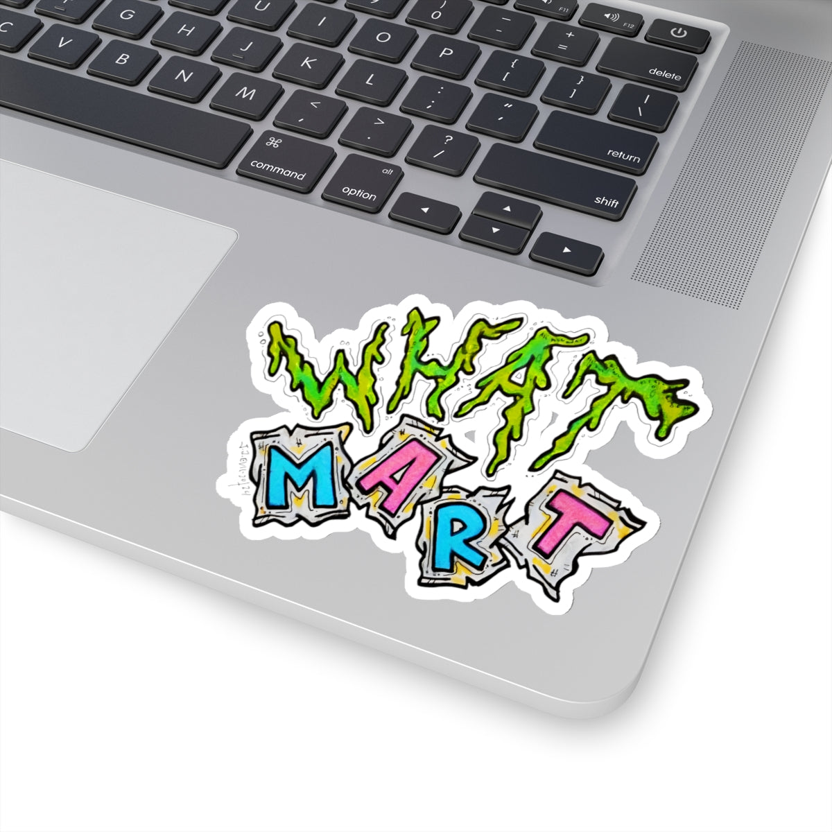 whatmart logo kiss-cut sticker