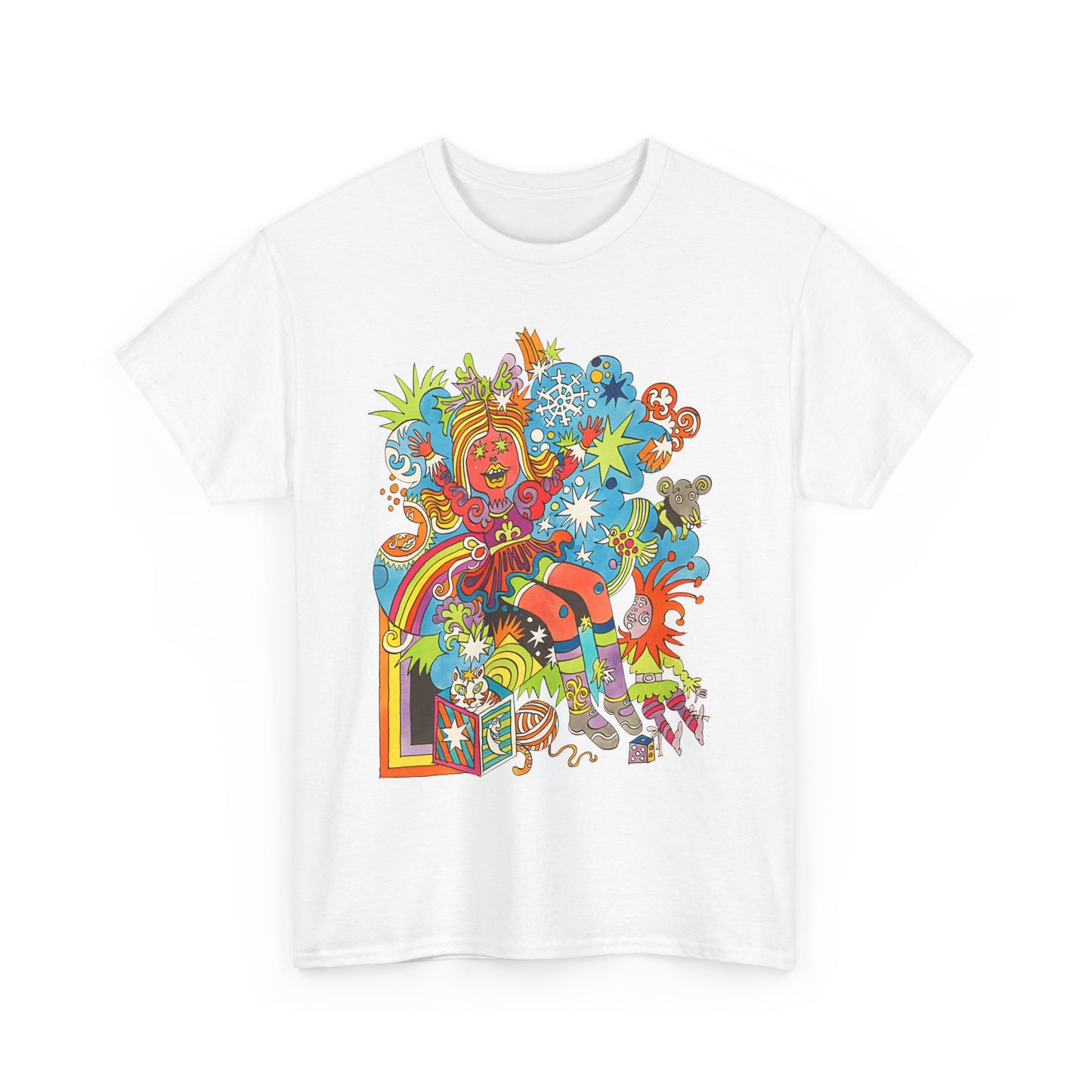 1970 stars slovak illustration by miroslav cipar reproduction tshirt
