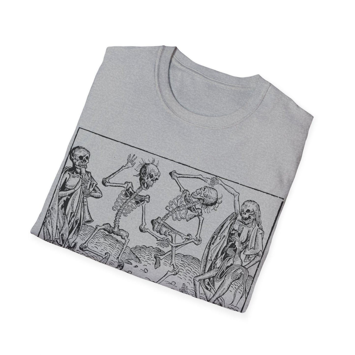 1493 michael wolgemut's dance of death tshirt