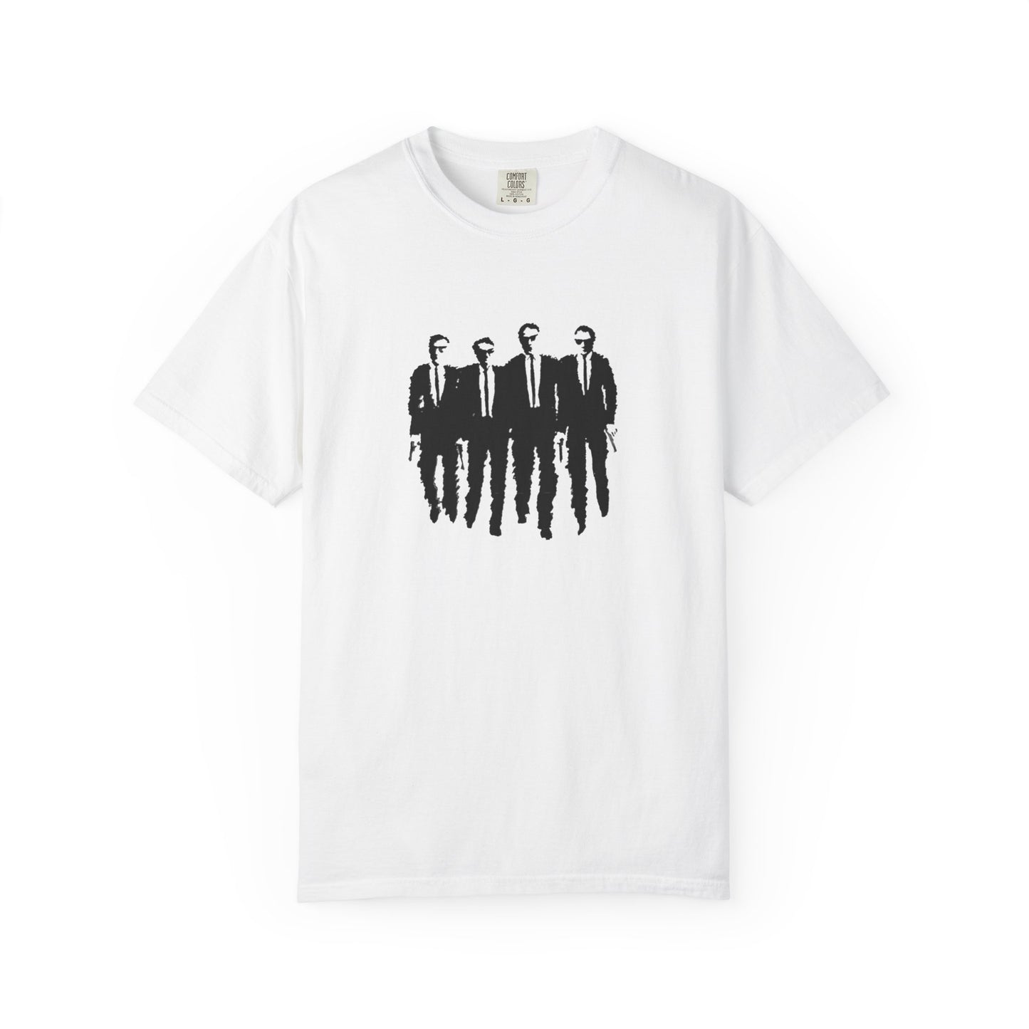 reservoir dogs vhs cover graphic tshirt on comfort colors