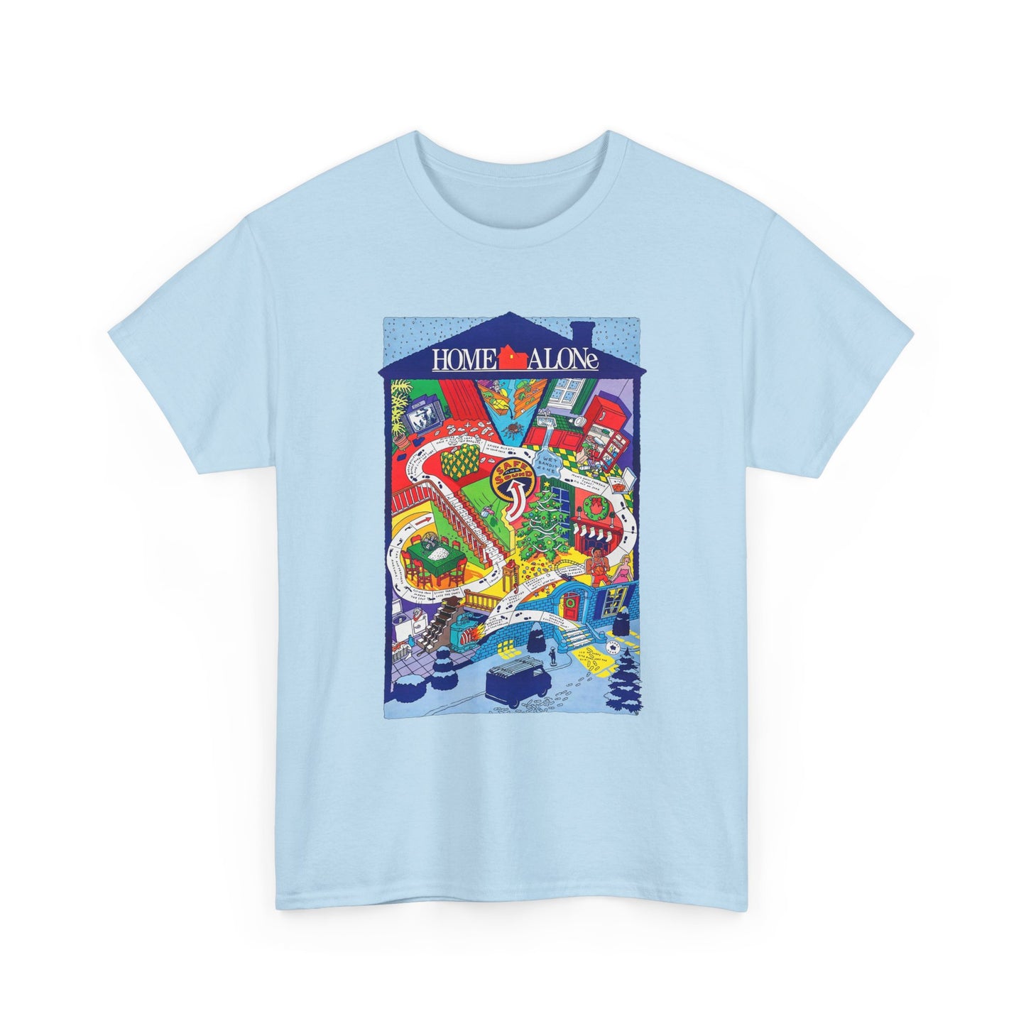 1990 home alone battle plan poster tshirt