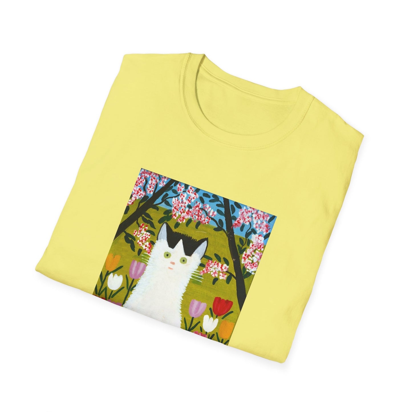 maud lewis nova scotia canadian folk artist white and black cat tshirt