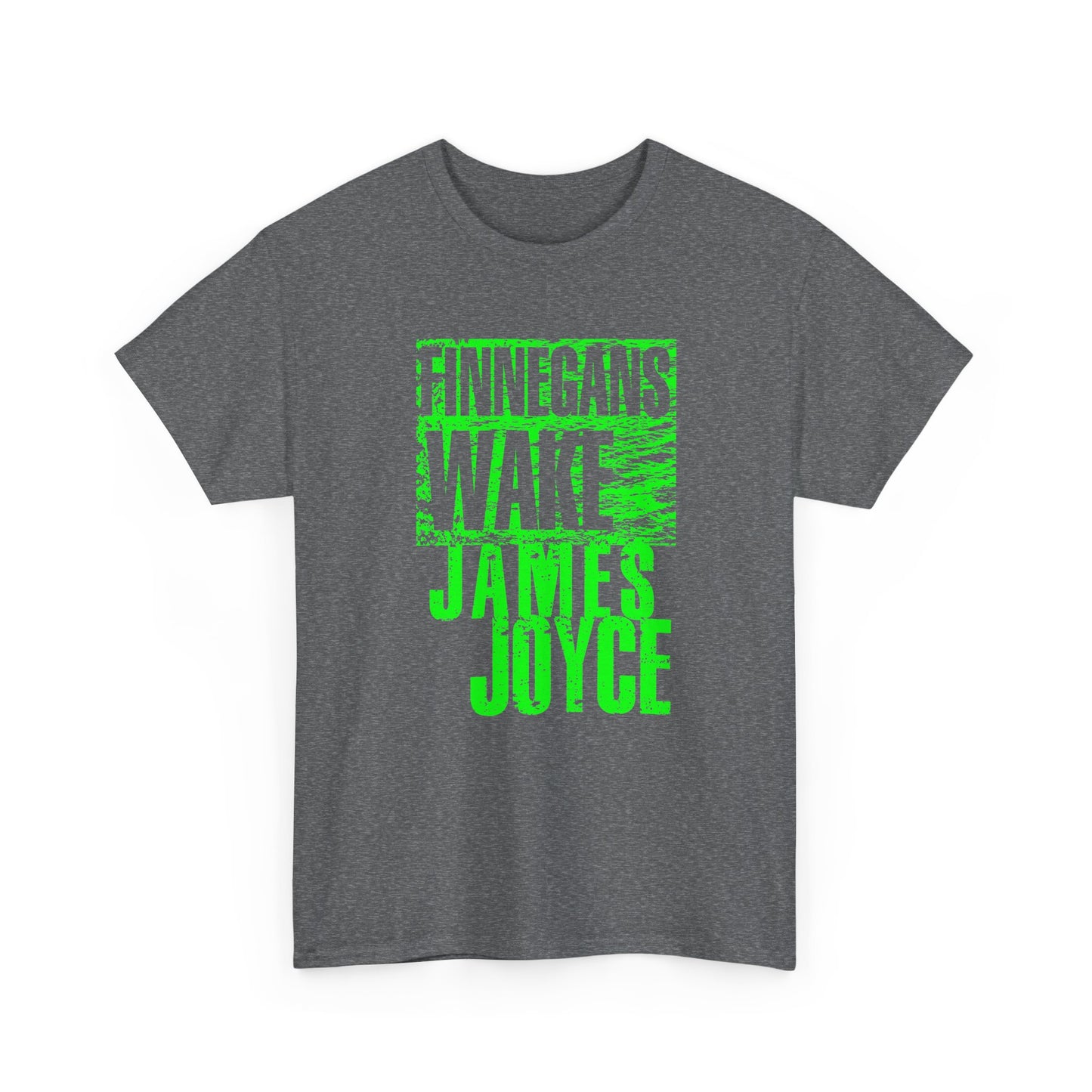 james joyce finnegans wake in green tshirt
