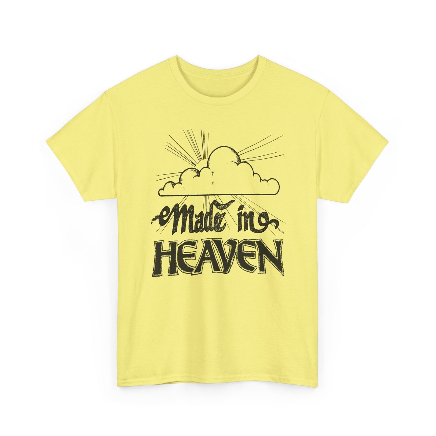 vintage graphic made in heaven reproduction tshirt