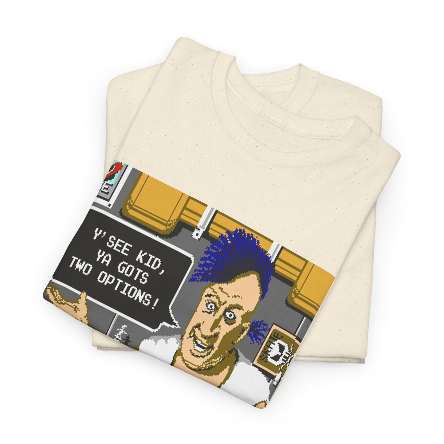 1987 skate or die! video game ya gots two options tshirt
