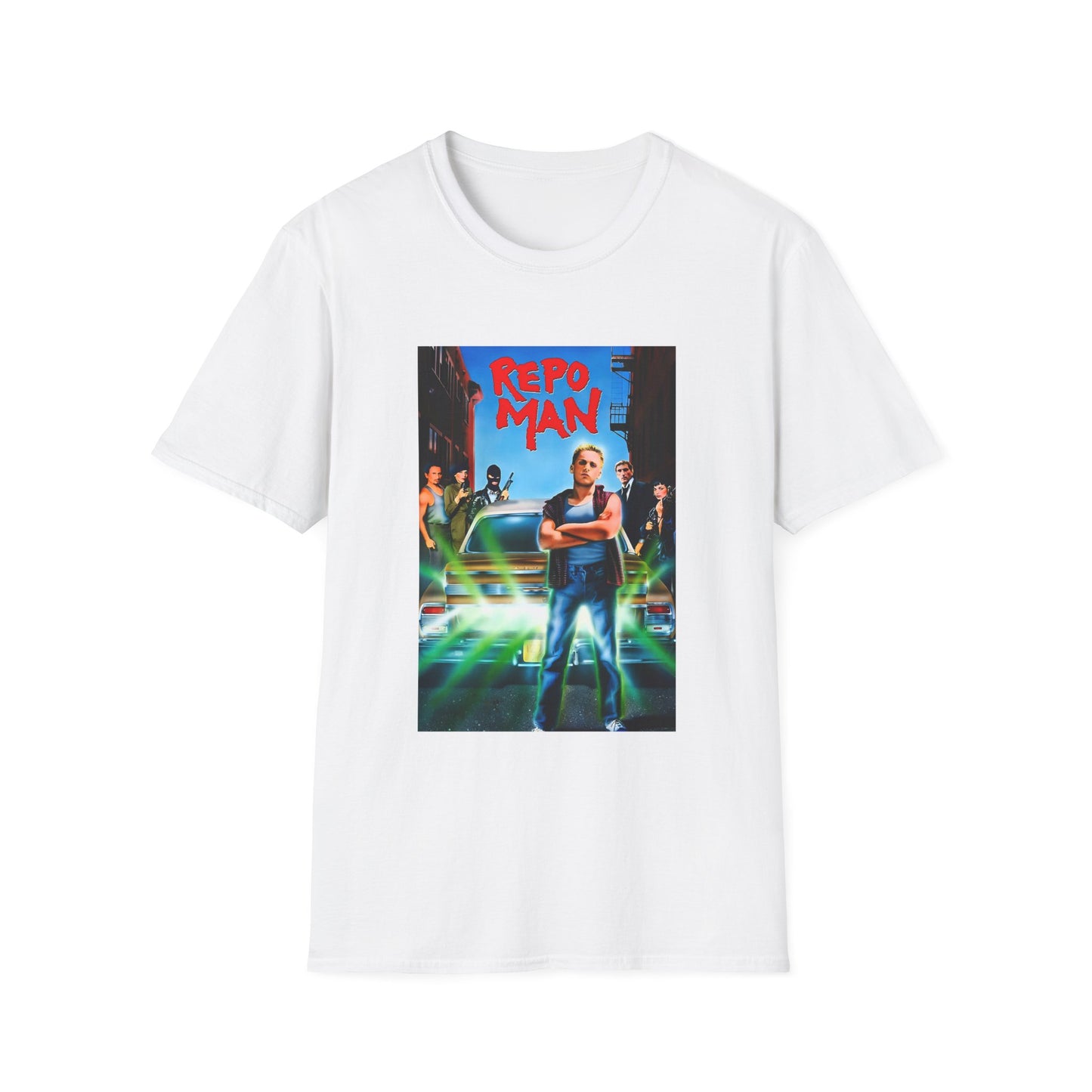 1984 repo man movie poster tshirt