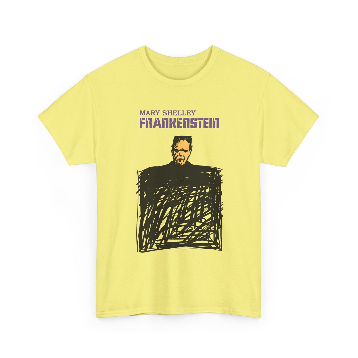 1970s italian book cover for mary shelley's 1818 gothic novel frankstein tshirt