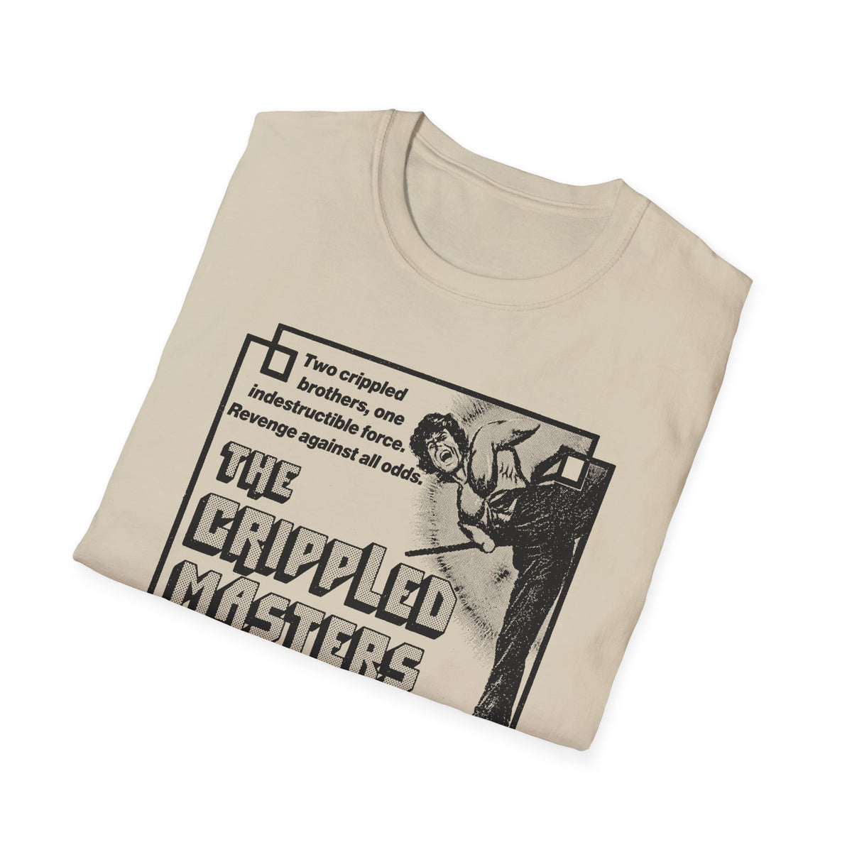 1979 hong kong martial arts film the crippled masters newspaper advertisement tshirt