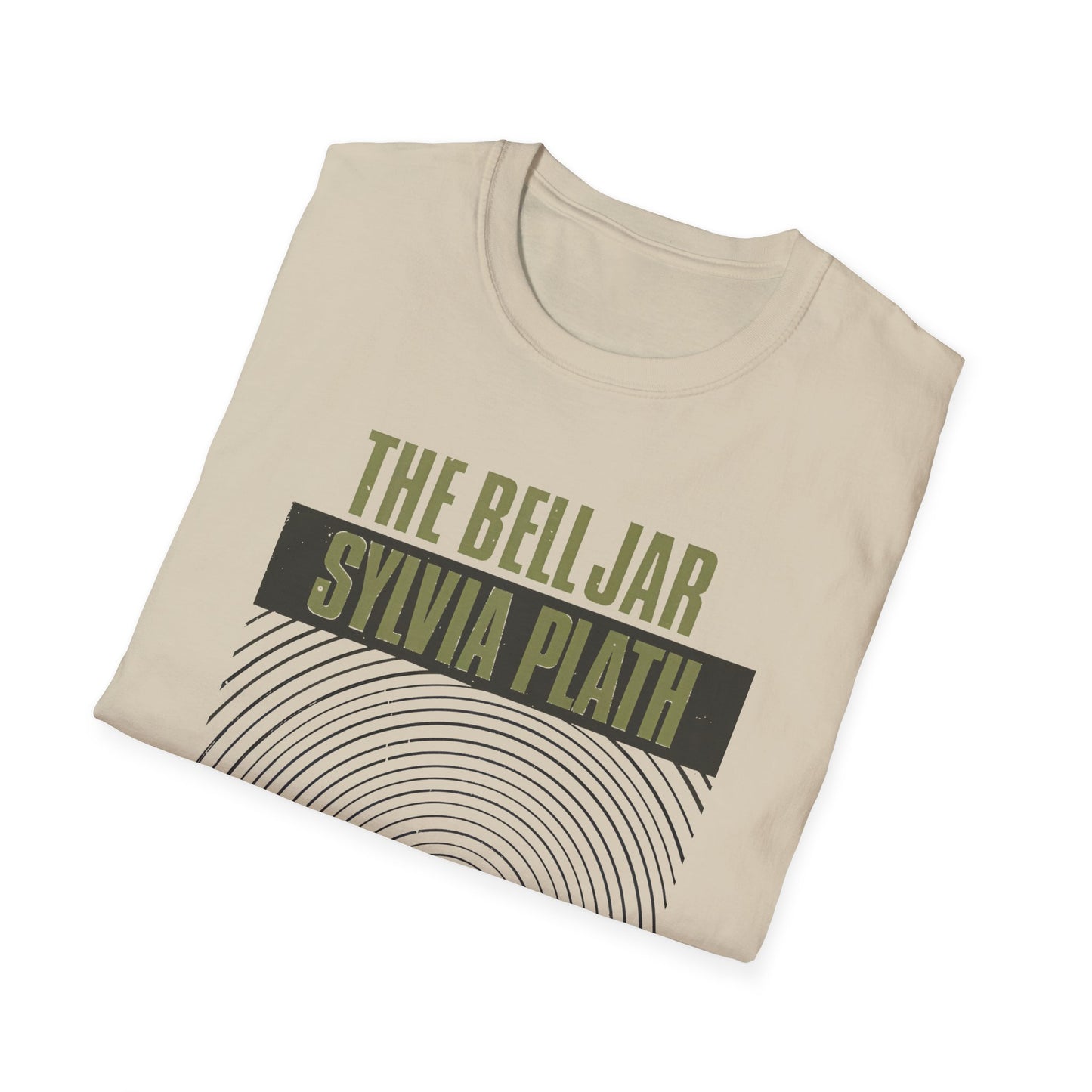 1963 book by sylvia plath the bell jar book cover tshirt