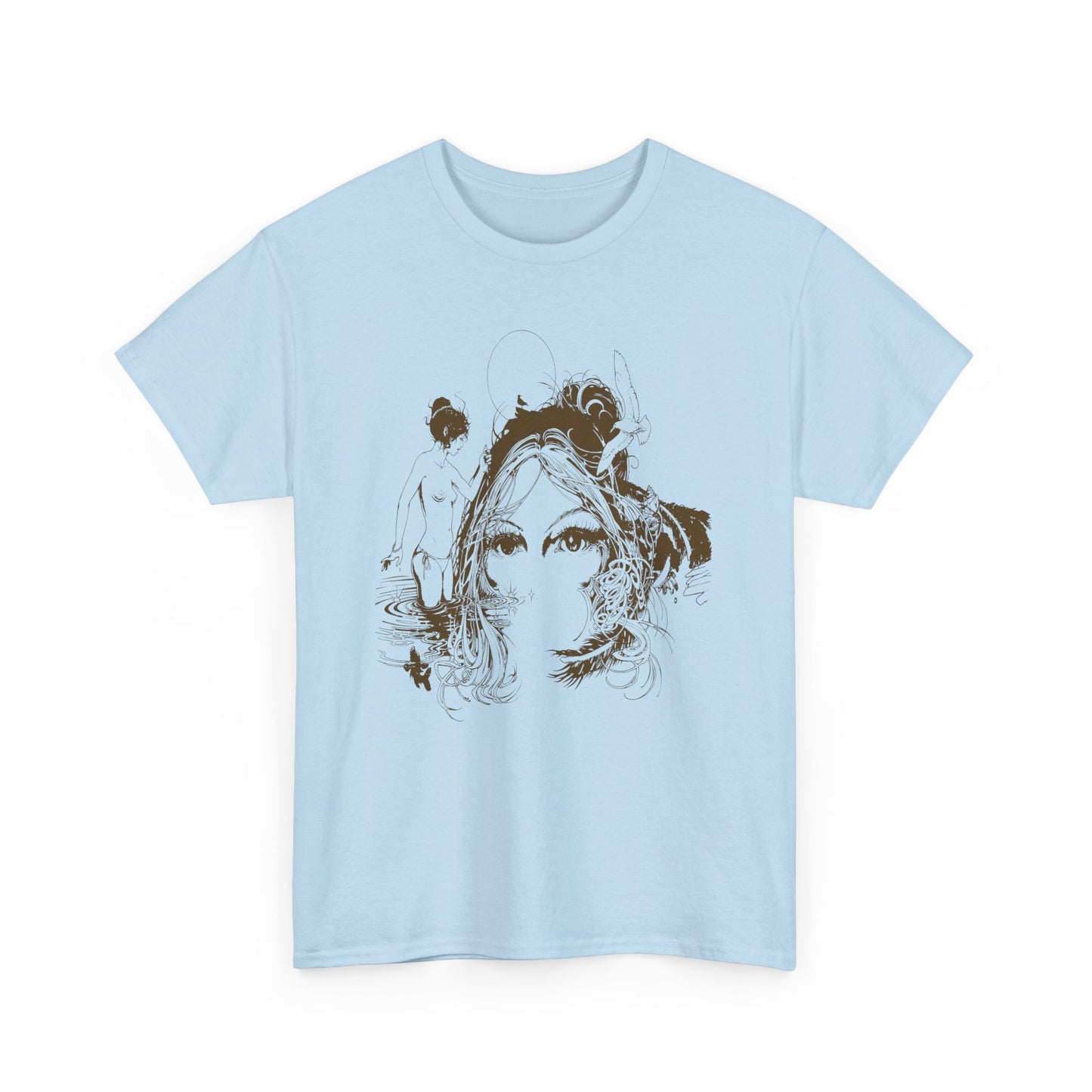 1970s whimsical illustration by bill ogden tshirt