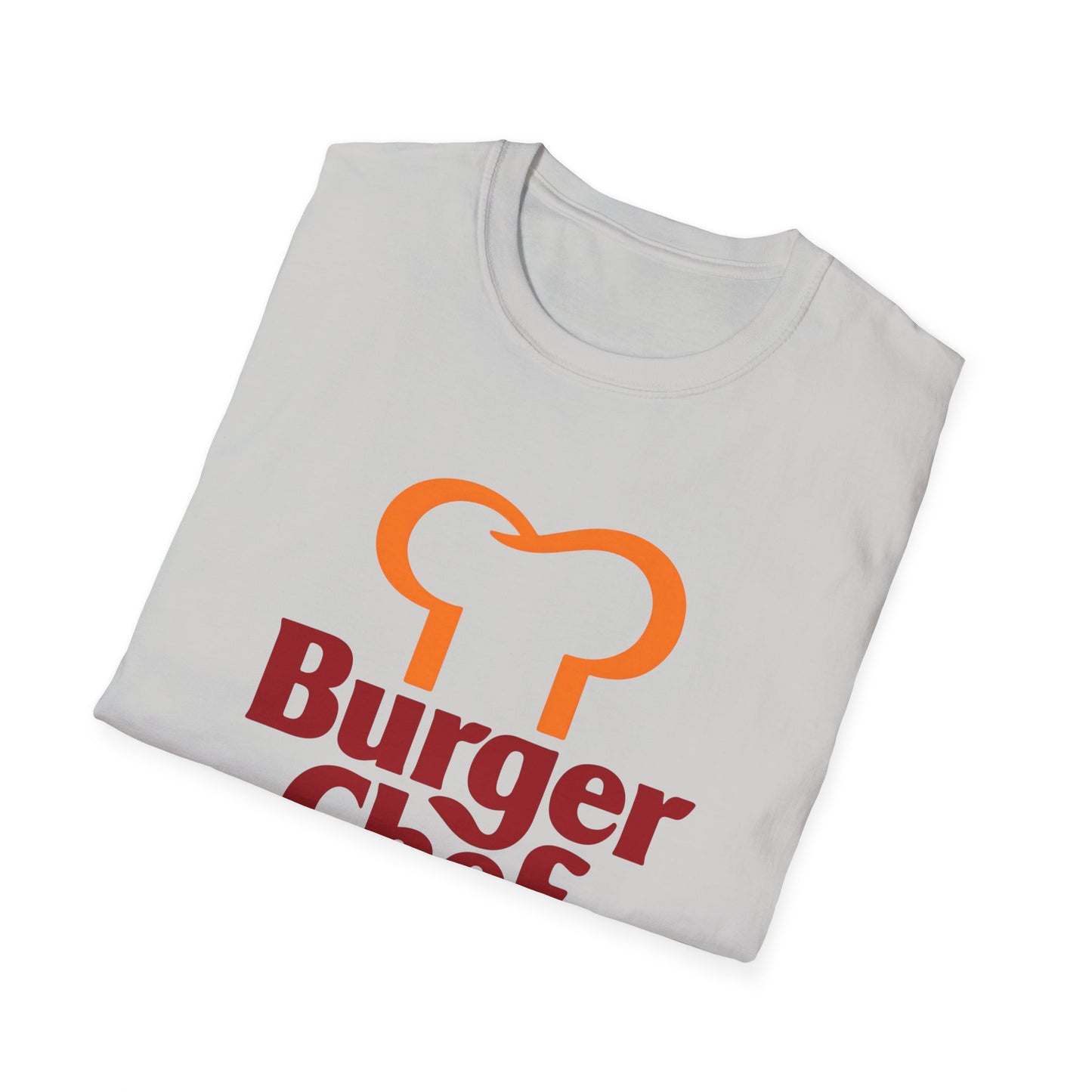 vintage defunct burger chef fast food logo tshirt