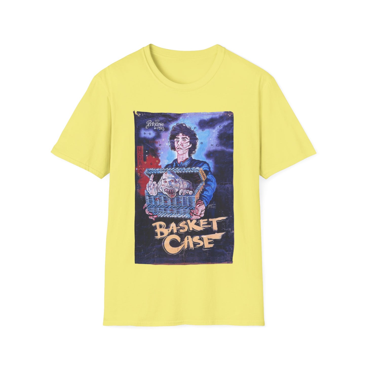 ghanaian basket case 1982 by frank henenlotter movie poster tshirt