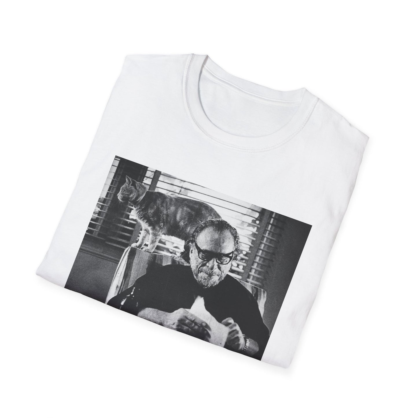 bukowski and butch the cat tshirt