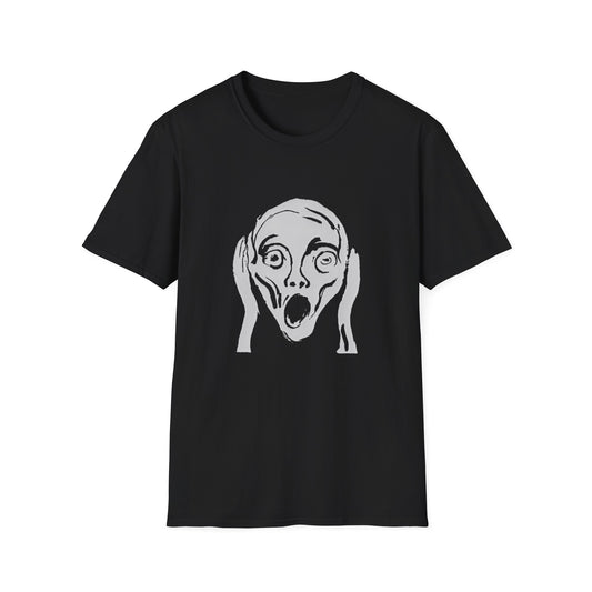 late 1800's edvard munch's scream undated drawing tshirt