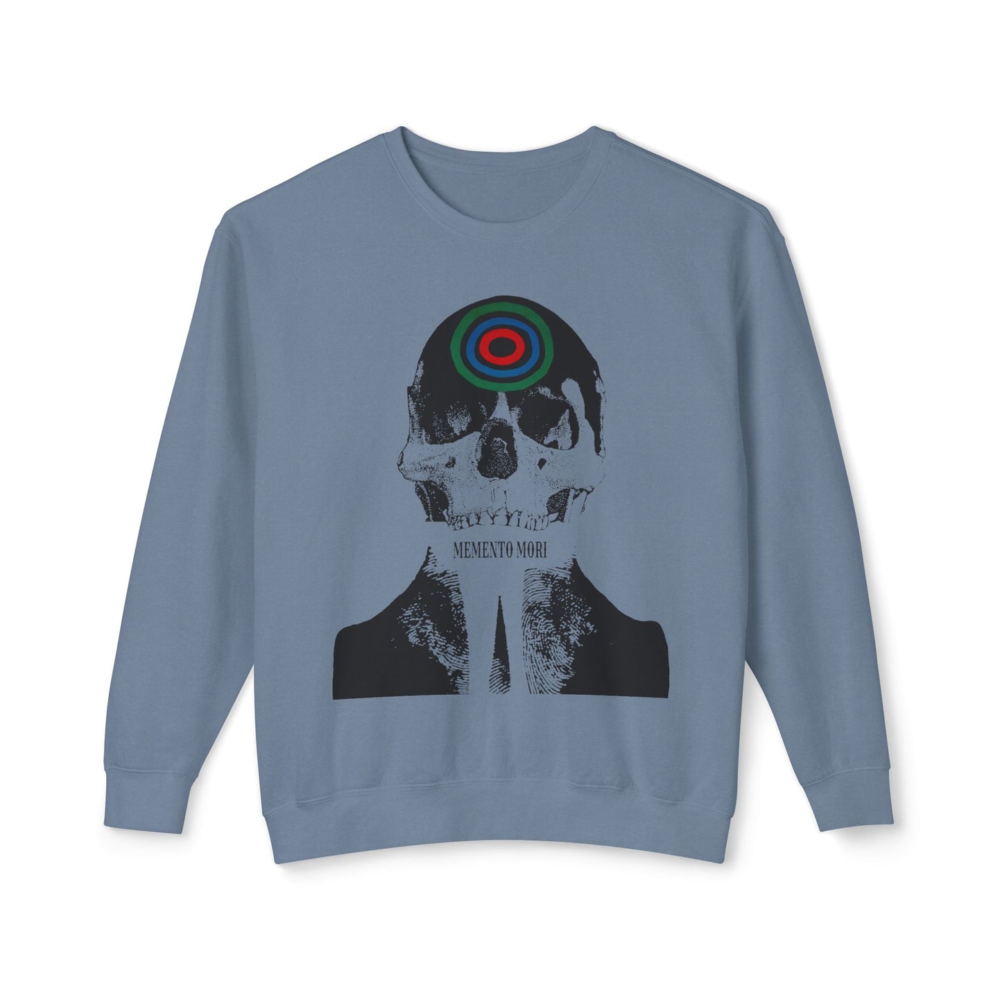 polish movie poster for alfred hitchcock's vertigo with memento mori 100% cotton sweatshirt